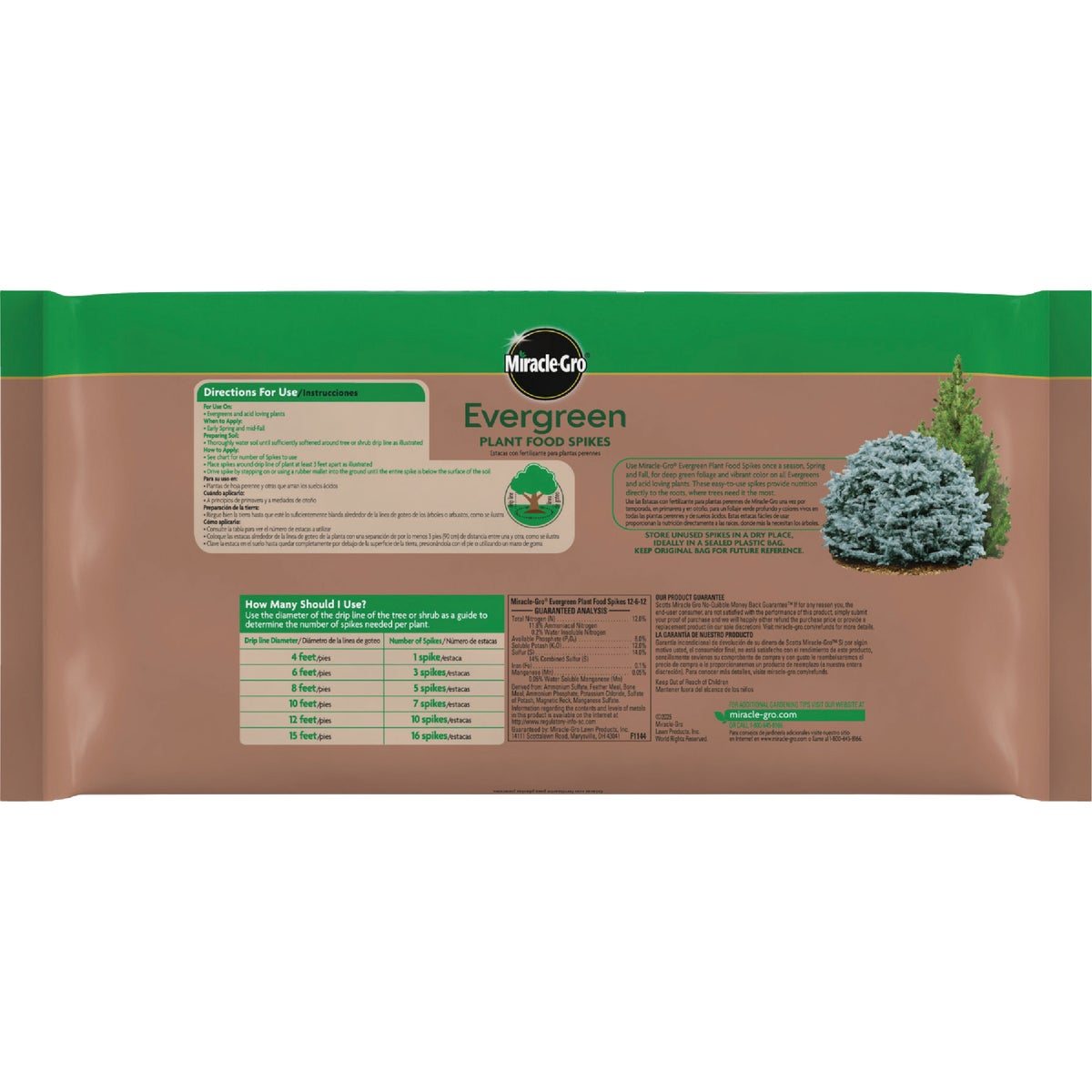 Miracle-Gro Evergreen Plant Food Spikes (12-Pack) Image 3