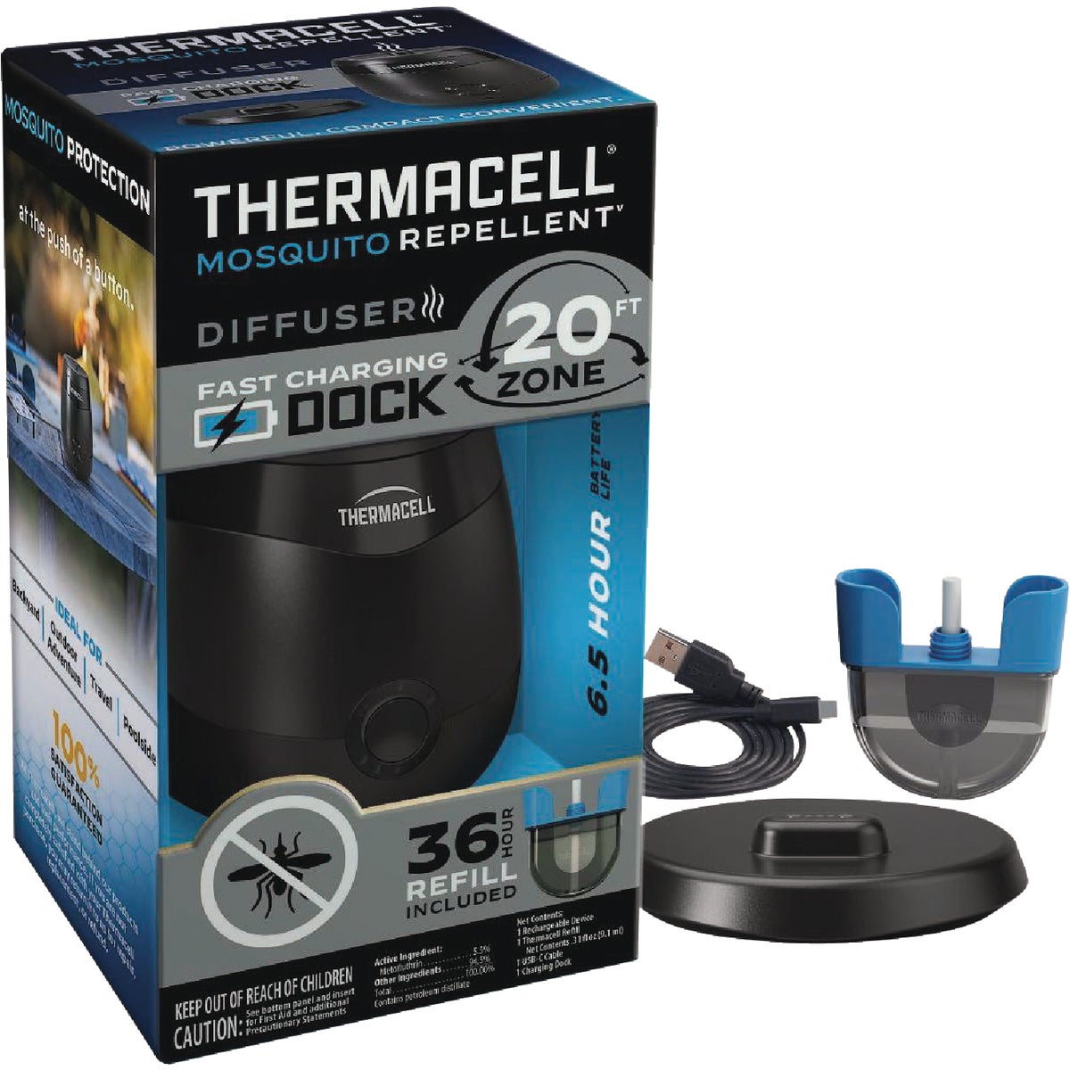 Thermacell Rechargeable Mosquito Repeller with Base Image 7