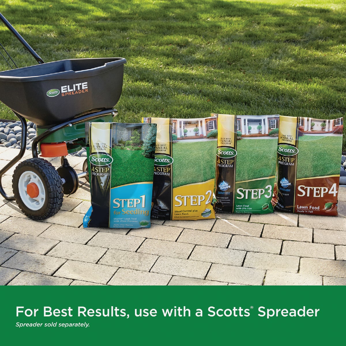 Scotts 4 Step Program Step 4 37.84 Lb. 15,000 Sq. Ft. Fall Lawn Food Image 3