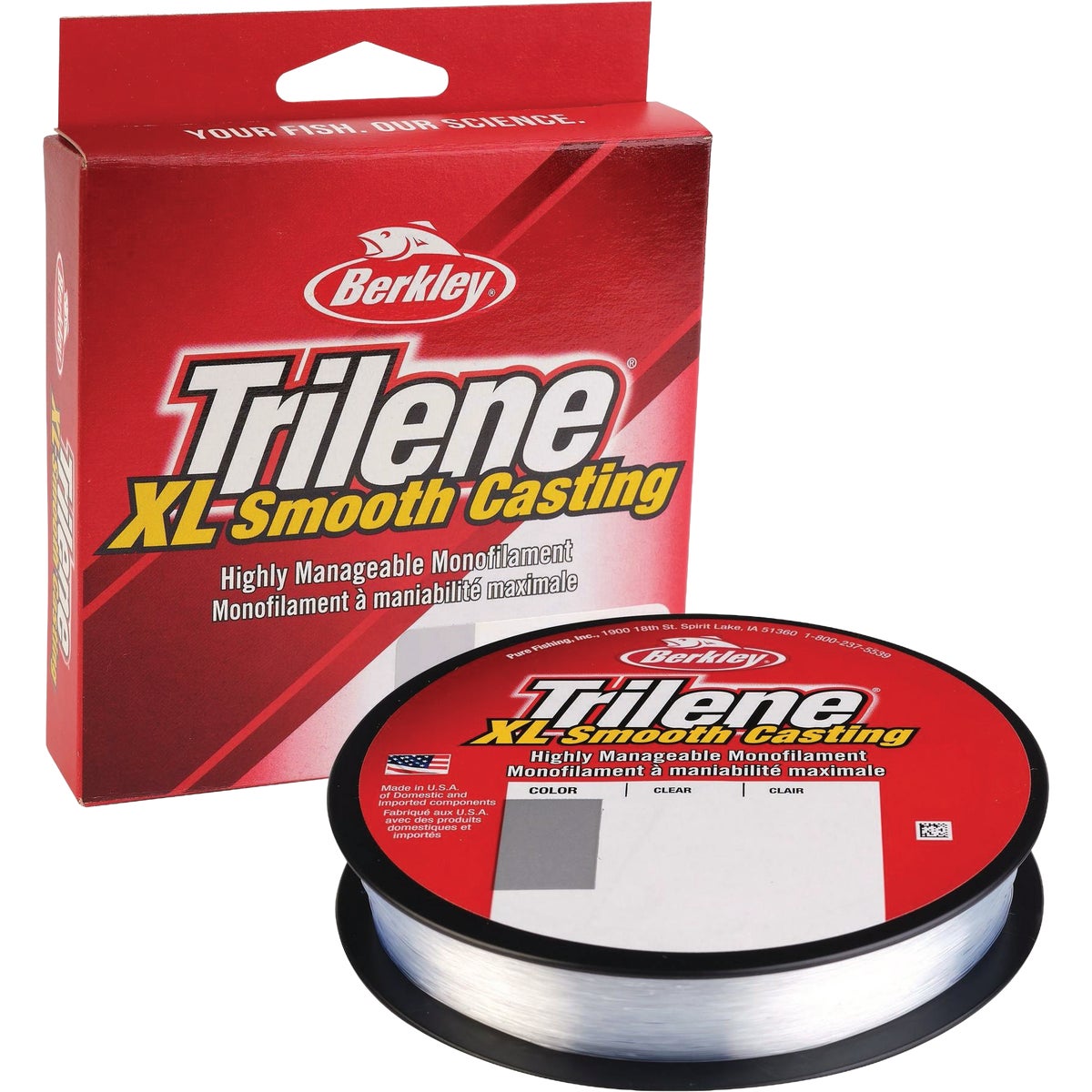 Berkley Trilene XL 12 Lb. 110 Yd. Clear Fishing Line