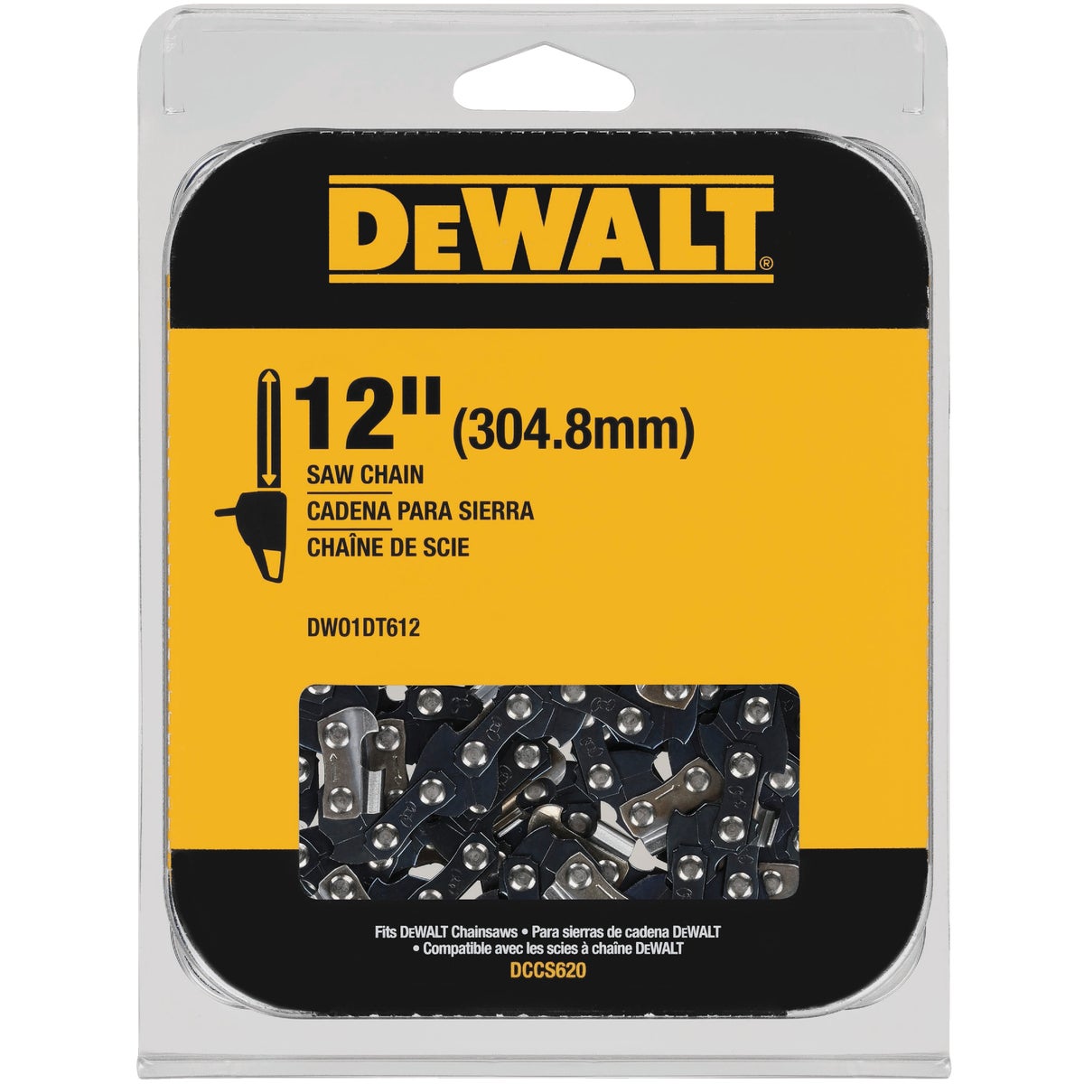 DEWALT 12 In. 45-Link Chainsaw Chain Image 1