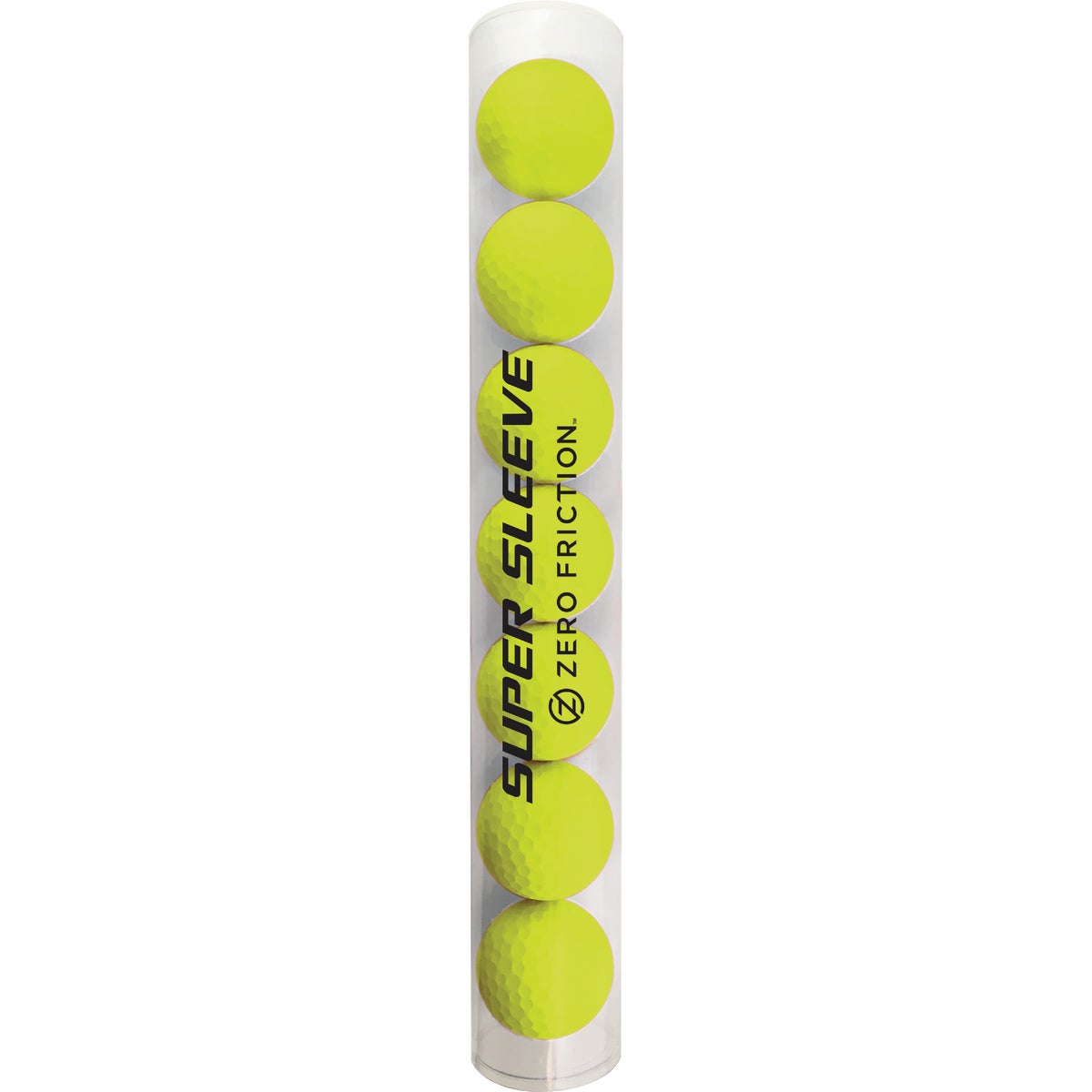 Zero Friction Yellow Golf Balls (7-Pack)