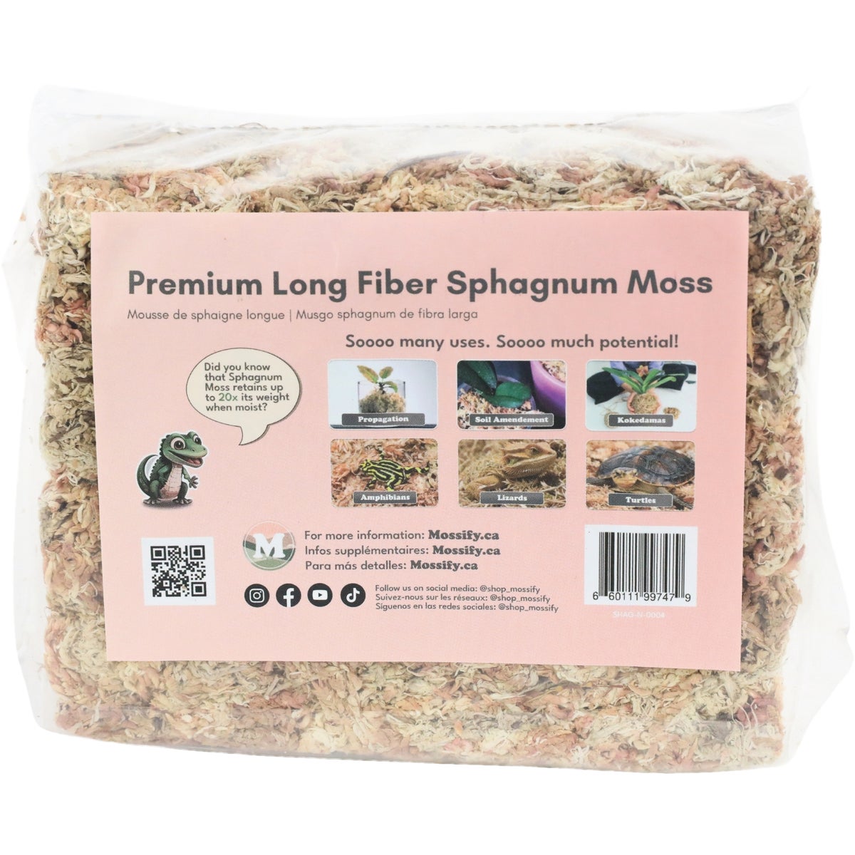 Mossify 1.8 Oz. Premium Natural Sphagnum Moss Image 3
