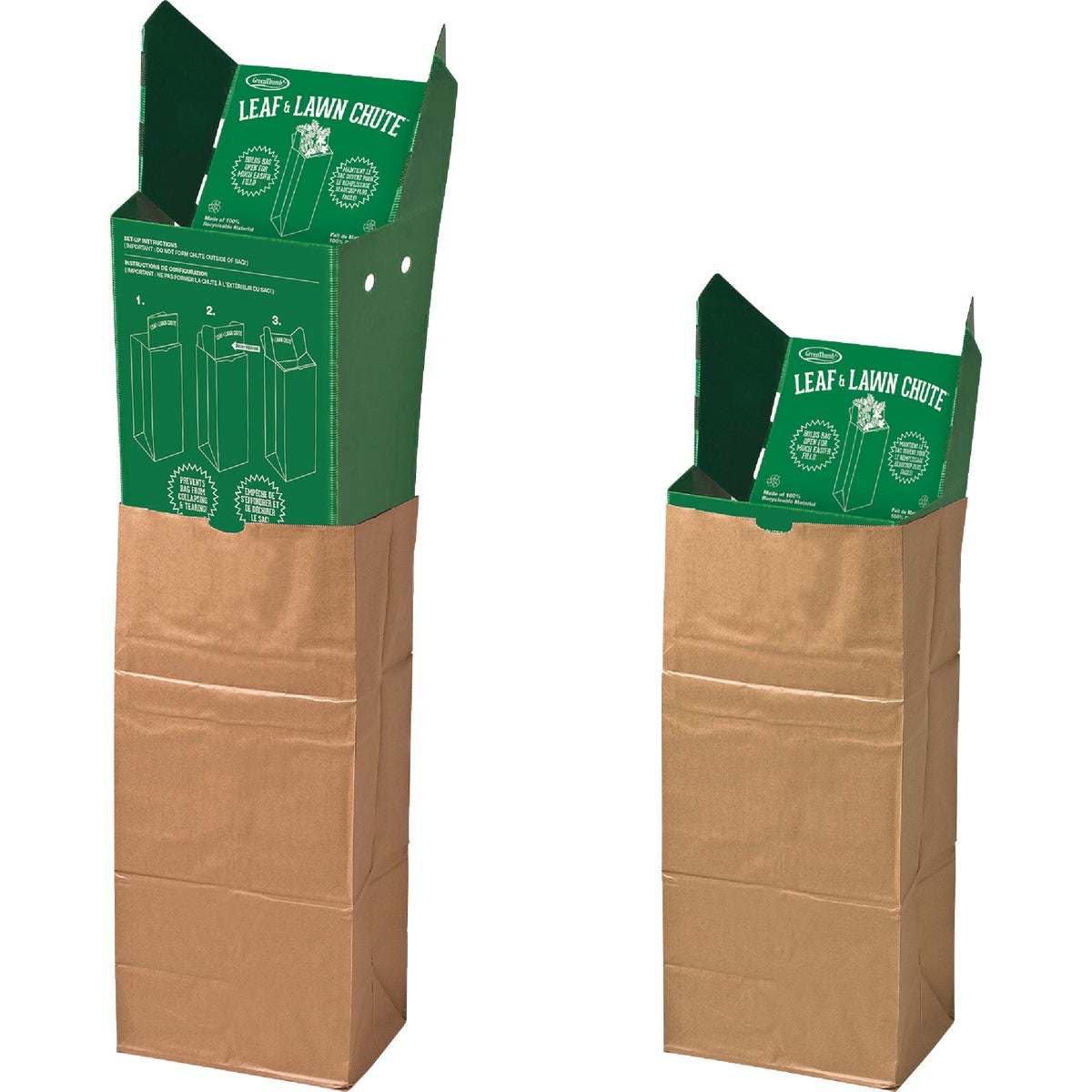 Green Thumb 30 Gal. Corrugated Plastic Lawn & Yard Bag Holder