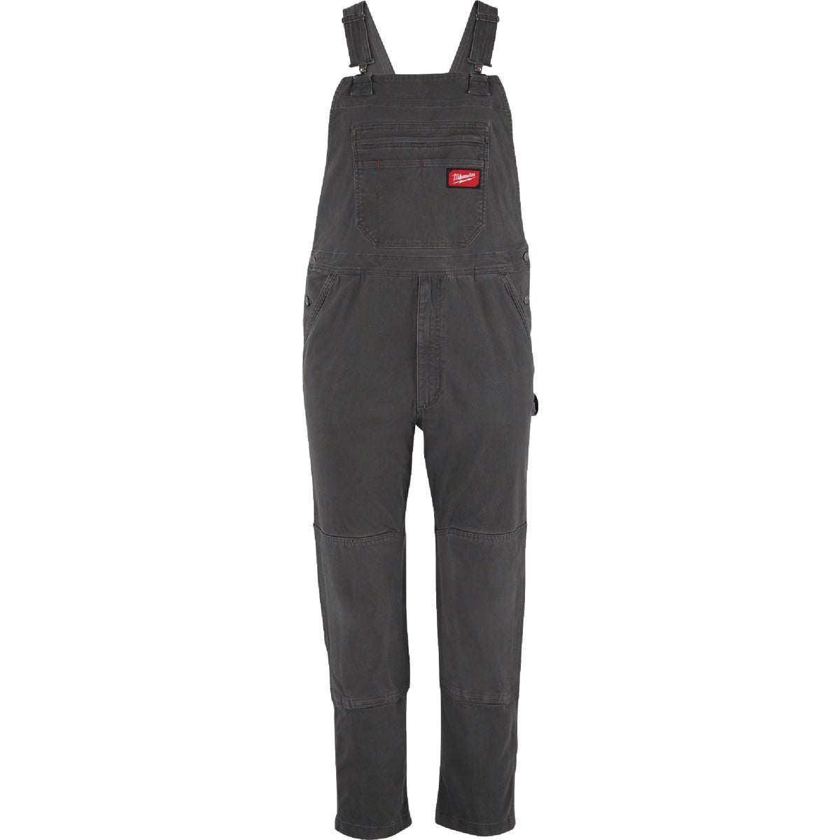 Milwaukee FREEFLEX Men's 34x30 Gray Unlined Bib Overalls