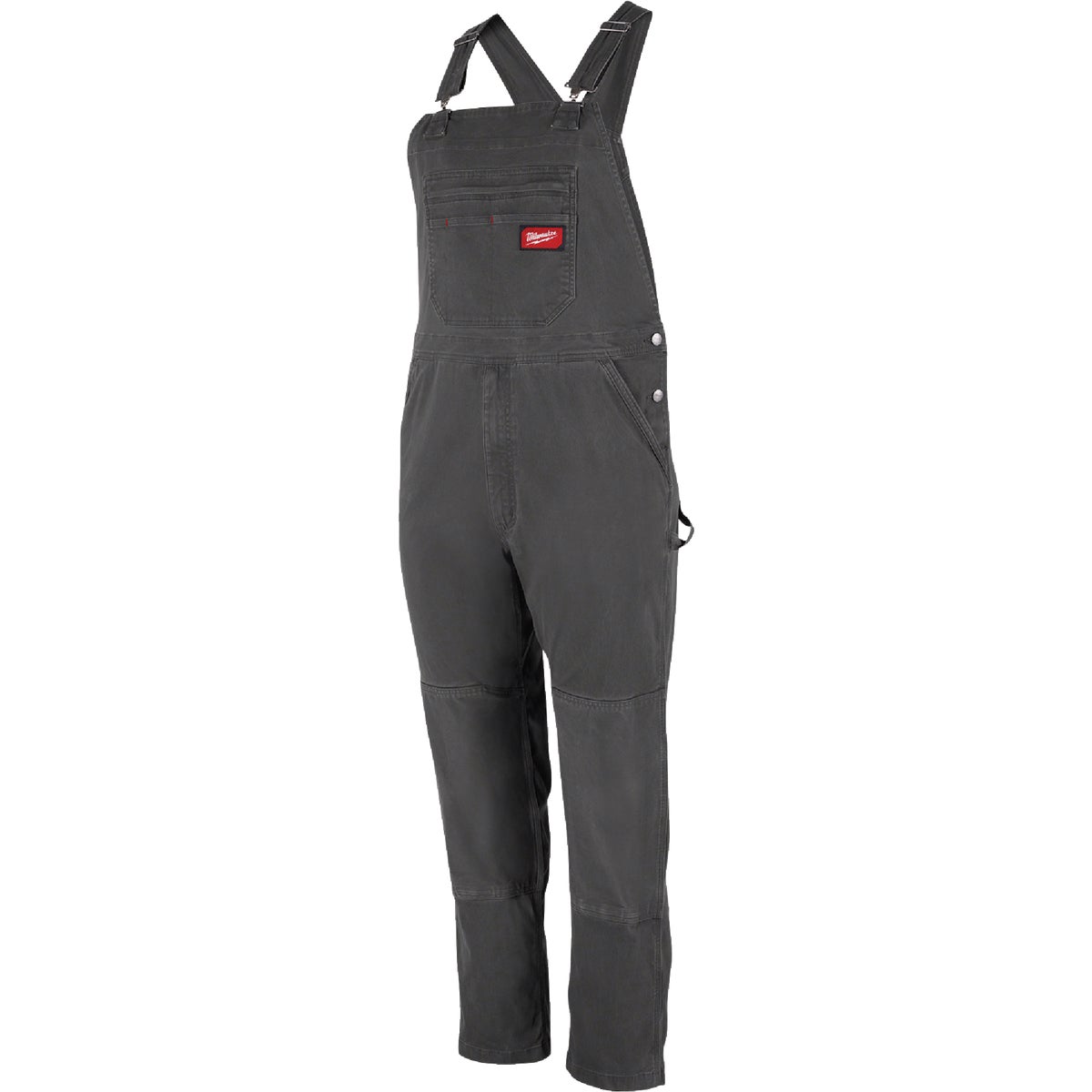 Milwaukee FREEFLEX Men's 34x30 Gray Unlined Bib Overalls Image 5