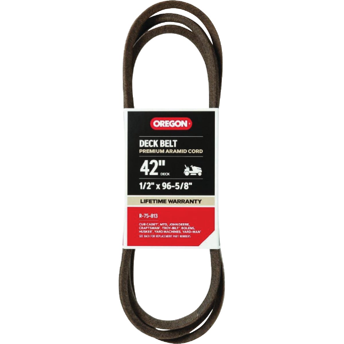 Oregon 1/2 In. x 96-5/8 In. Drive Belt for 42 In. Deck Riding Mower