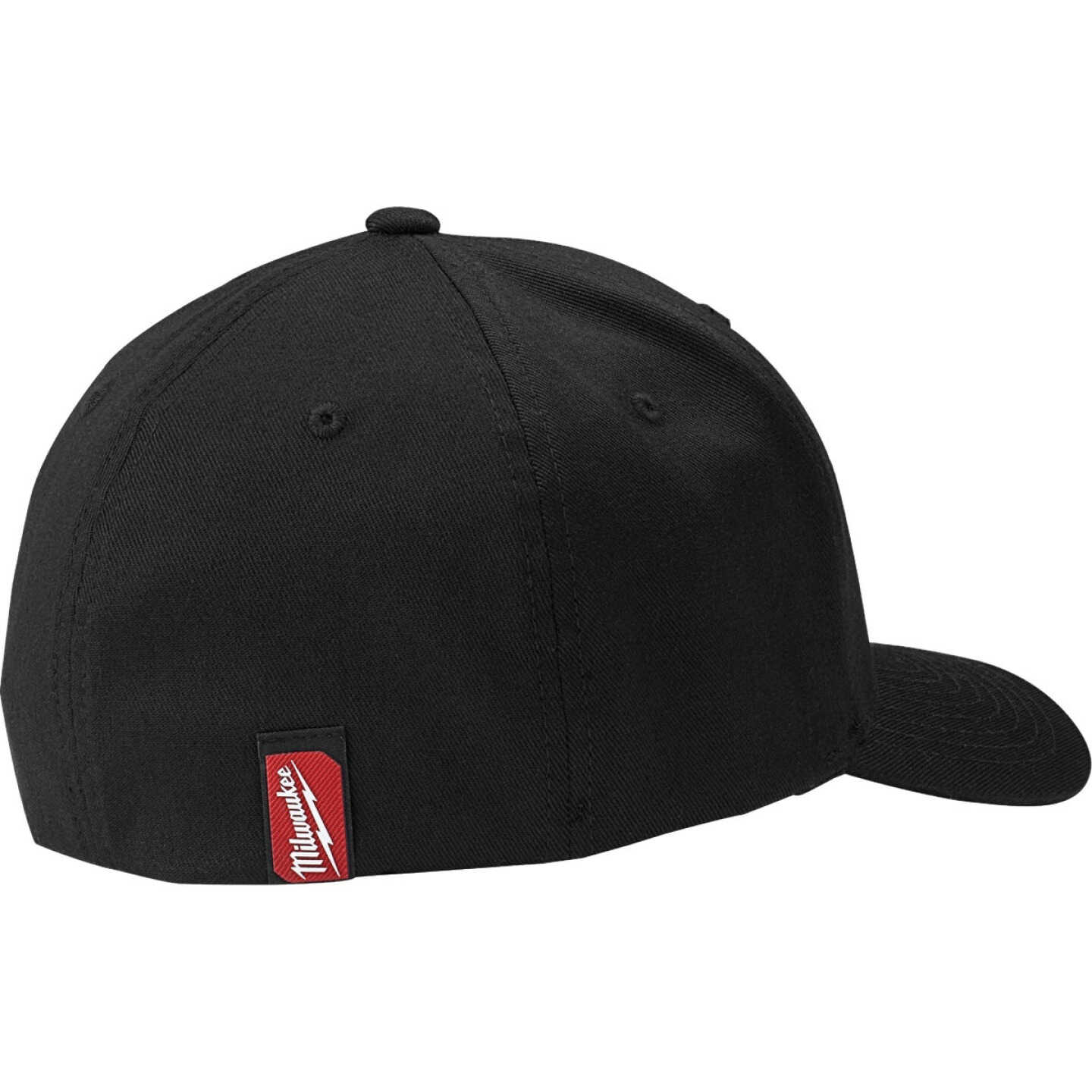 Milwaukee FlexFit Black Fitted Hat, S/M Image 2