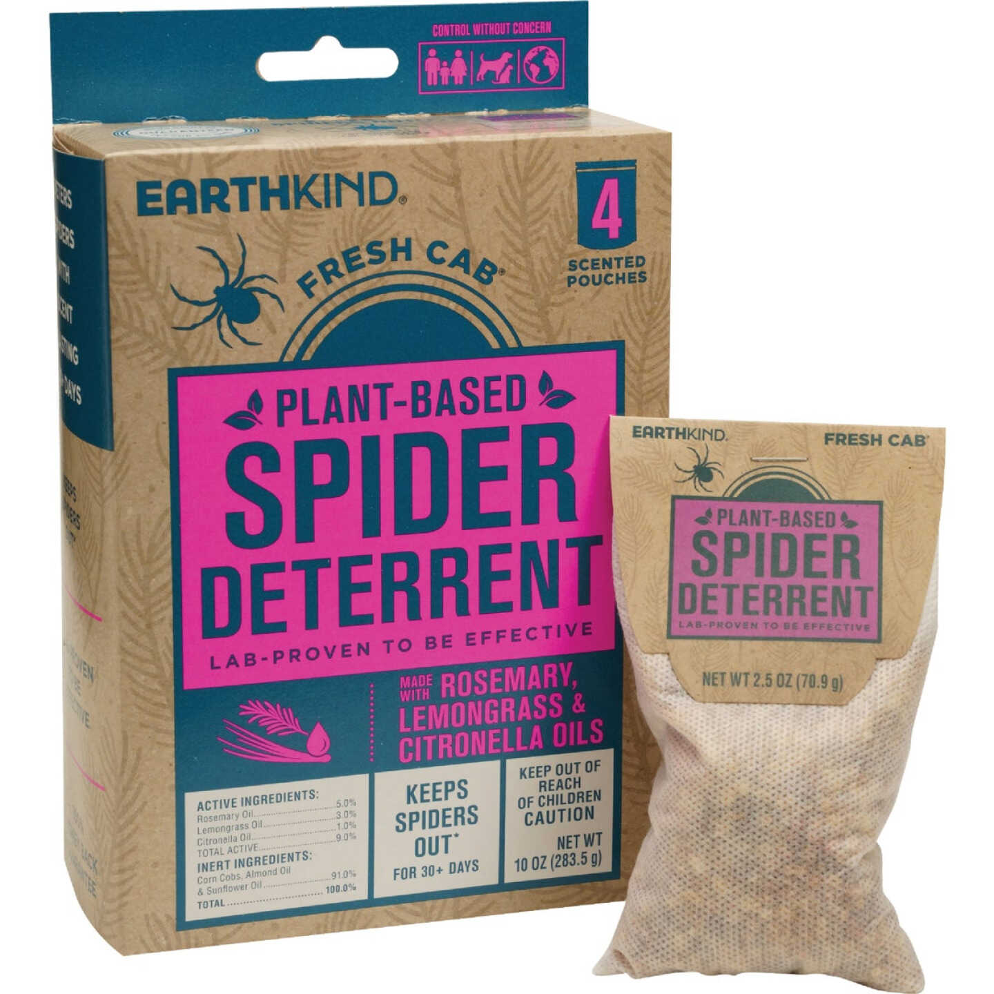 EarthKind Fresh Cab Spider Deterrent (4-Pack) Image 1