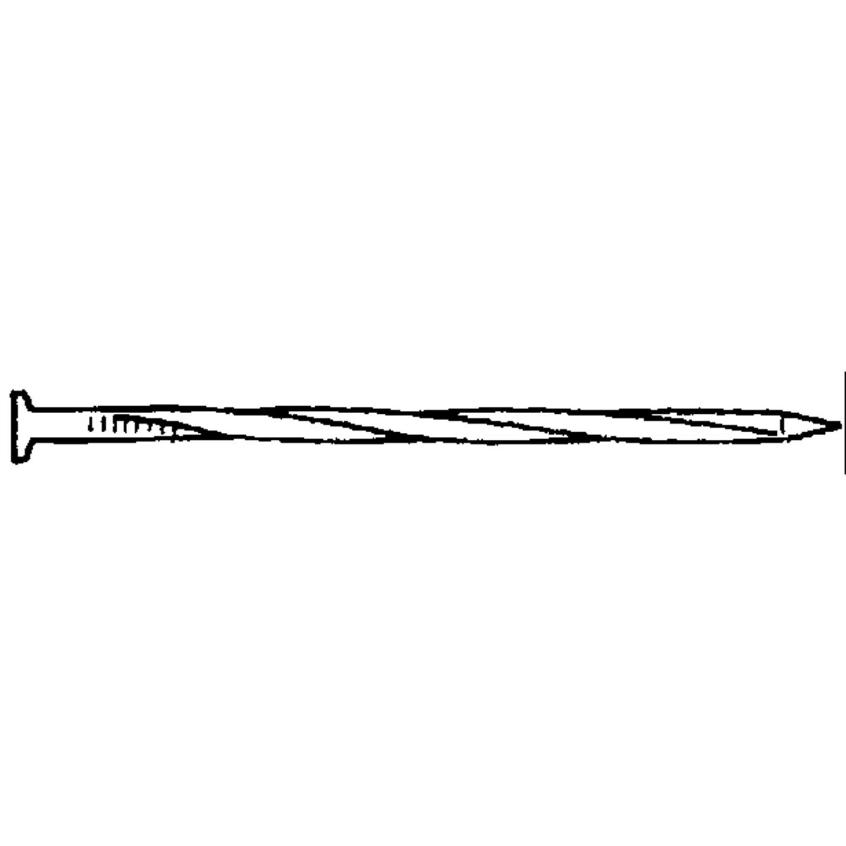 Do it 8 In. 5/16 Dia. Hot Galvanized Spiral Landscape Spikes (12-Count, 2 Lb.) Image 1