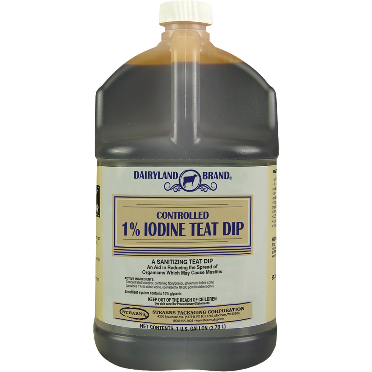 Dairyland Brand 1 Gal. Controlled 1% Iodine Teat Dip Image 1