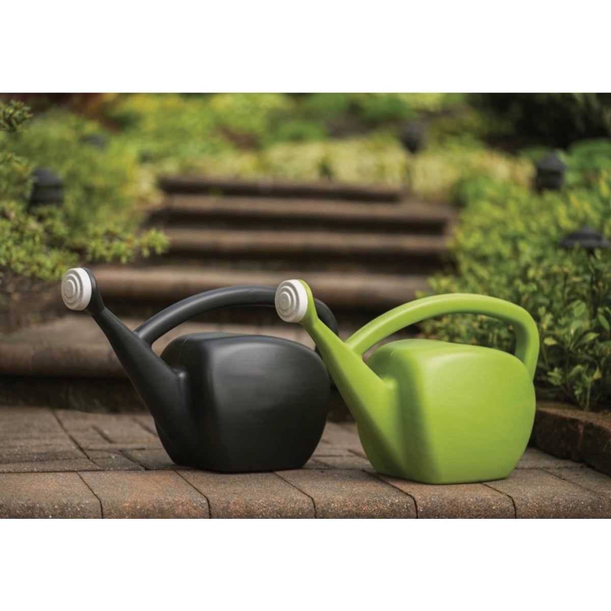 Novelty Root & Vessel 2 Gal. Lime Green Mid-Mod Watering Can Image 2