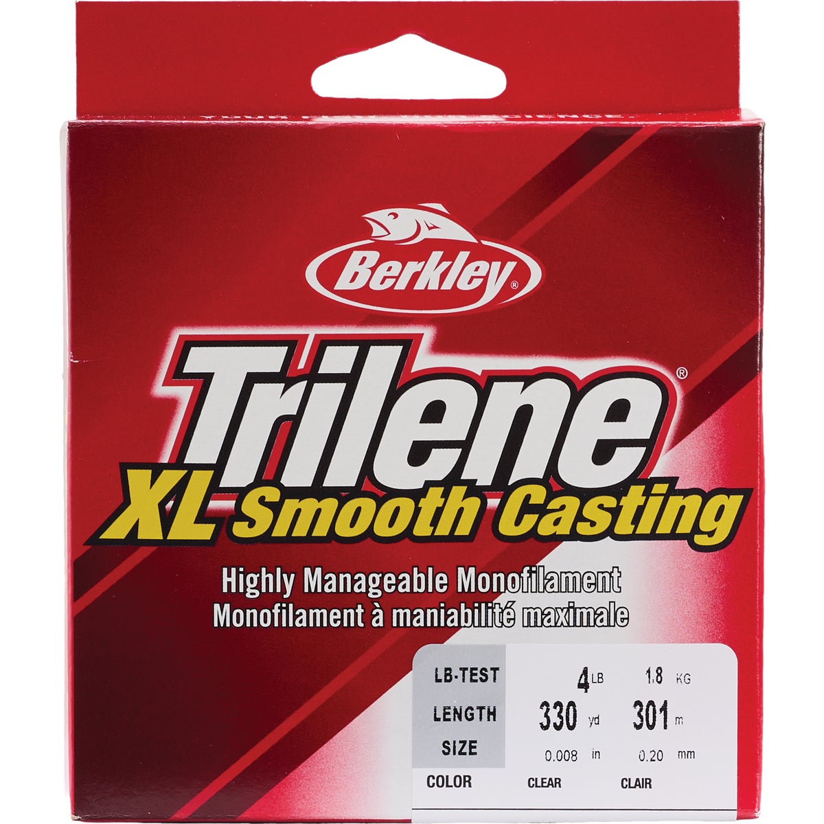 Berkley Trilene XL 4 Lb. 330 Yd. Clear Monofilament Fishing Line Image 2