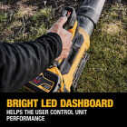 DEWALT 60V MAX Brushless High Power Cordless Blower Kit with FLEXVOLT 12.0 Ah Battery & Fast Charger Image 6