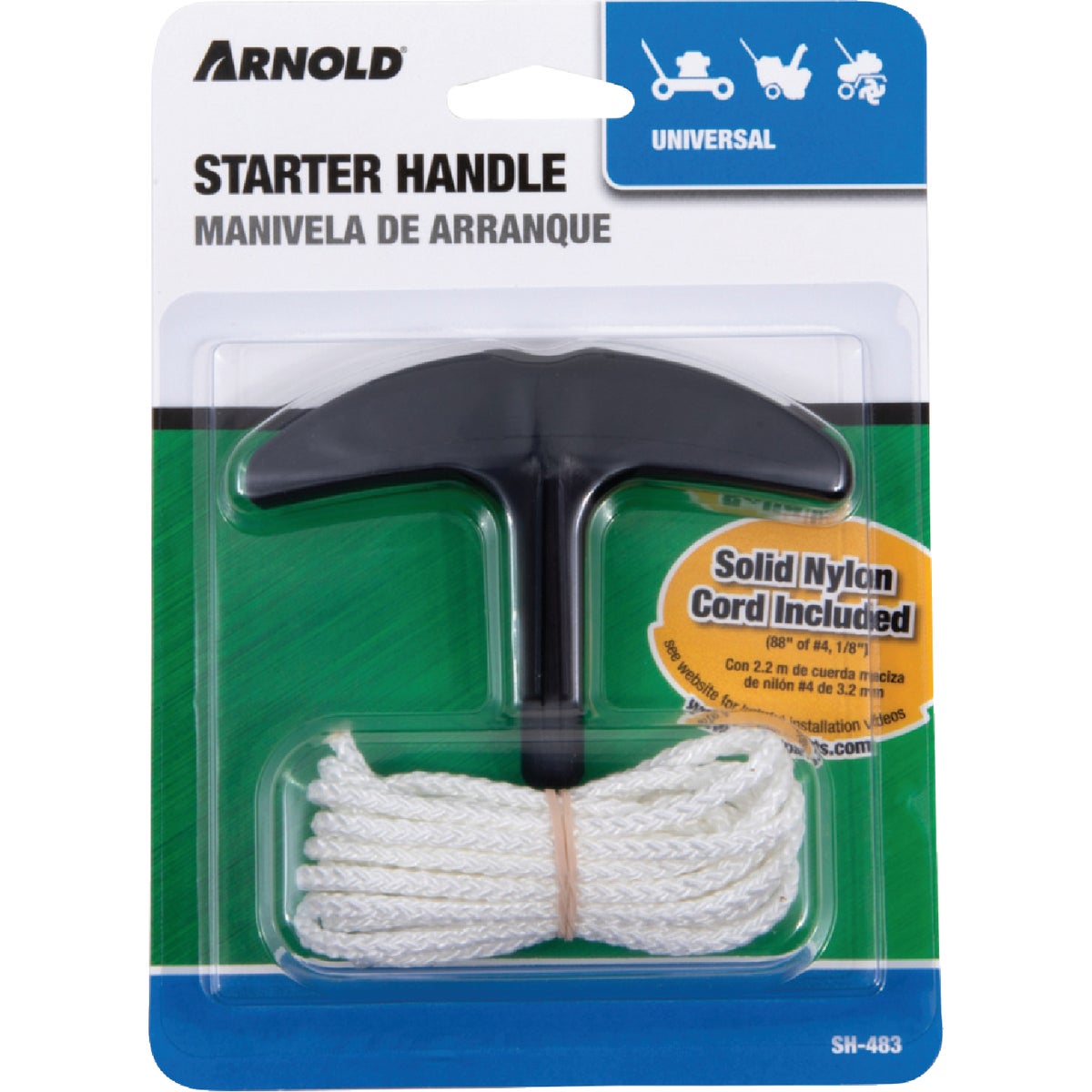 Arnold Engine Rubber Starter Handle & 88 In. Cord Image 2