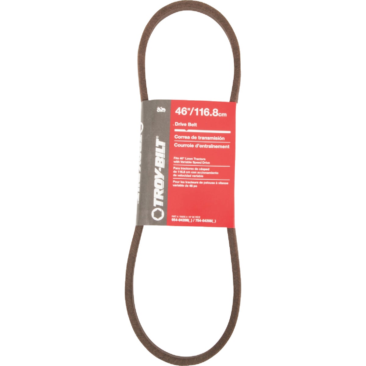 Genuine Factory Parts 46 In. Drive Belt for Lawn Tractors with Variable Speed Drive