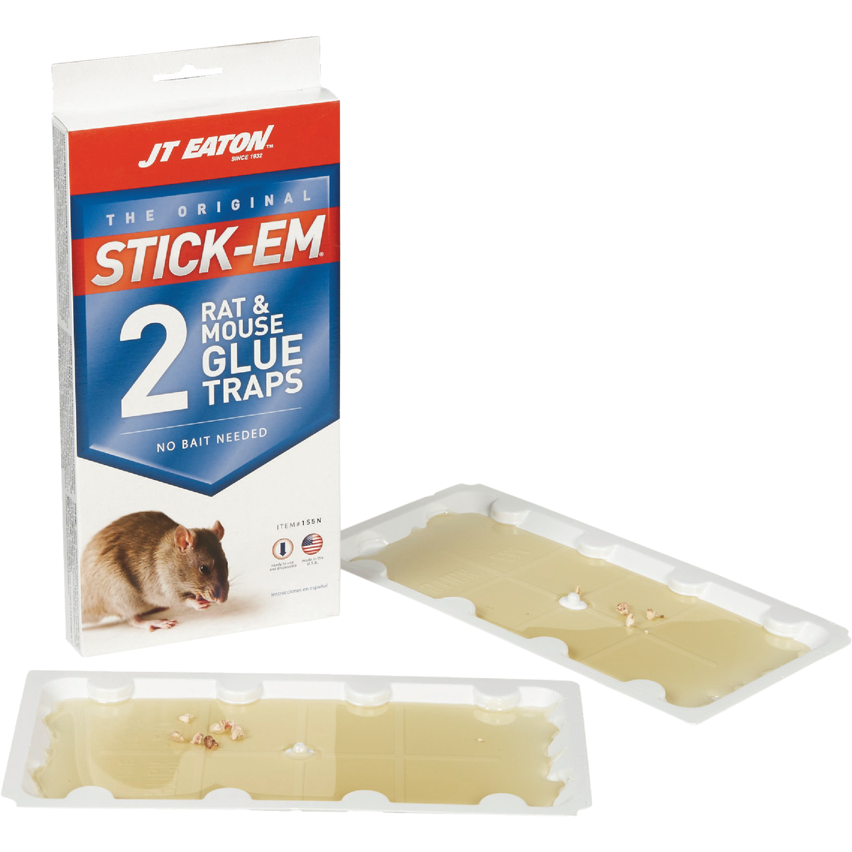 JT Eaton Stick-Em Glue Mouse & Rat Trap (2-Pack) Image 4