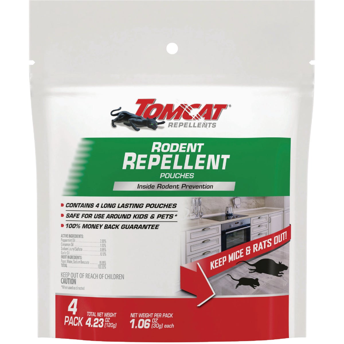 Tomcat Rodent Repellent (4-Pack)