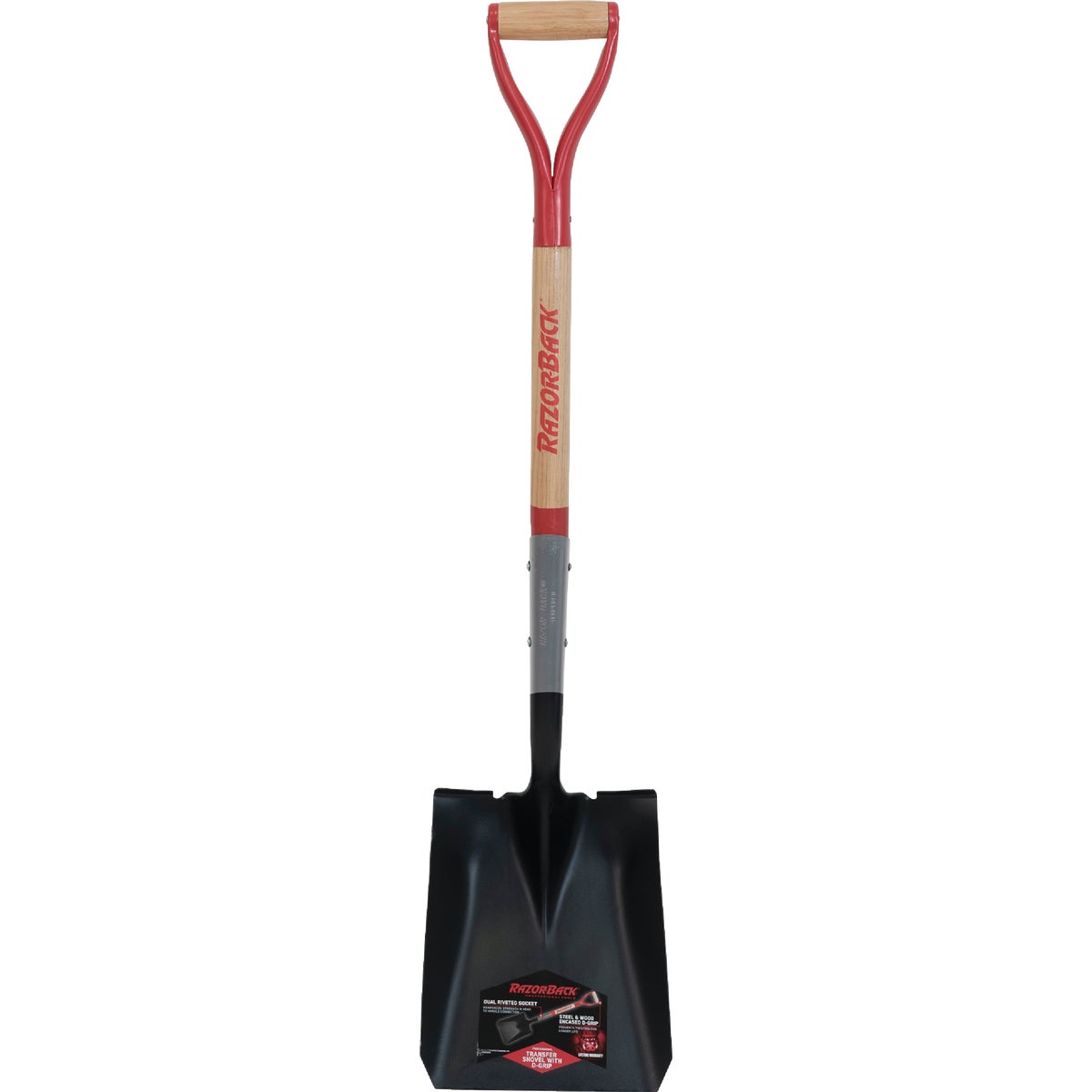 Razorback D-Handle Square Point Shovel
