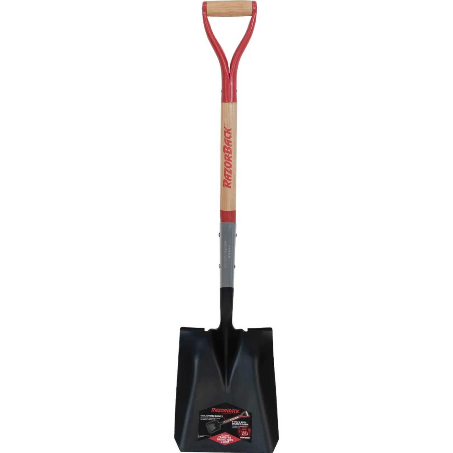 Razorback D-Handle Square Point Shovel Image 1
