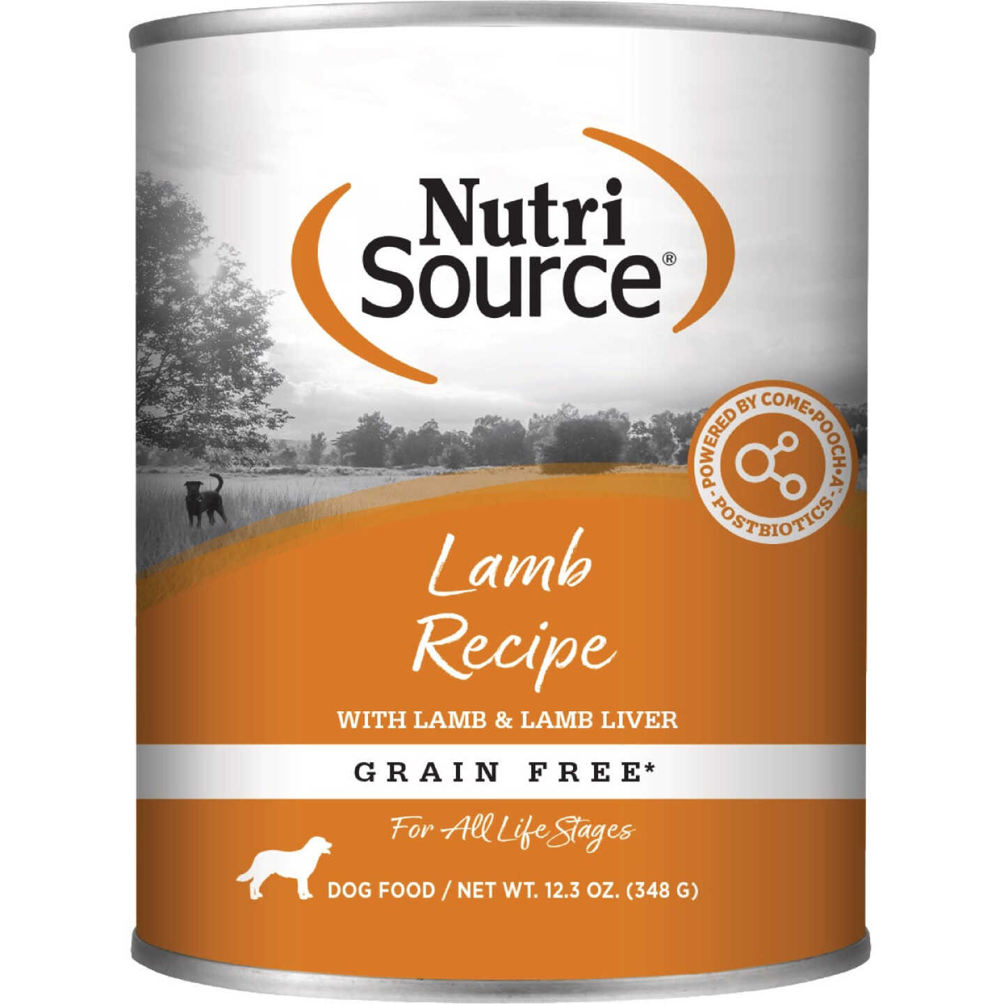 NutriSource 12.3 Oz. Lamb Recipe Grain Free Wet Dog Food Image 1