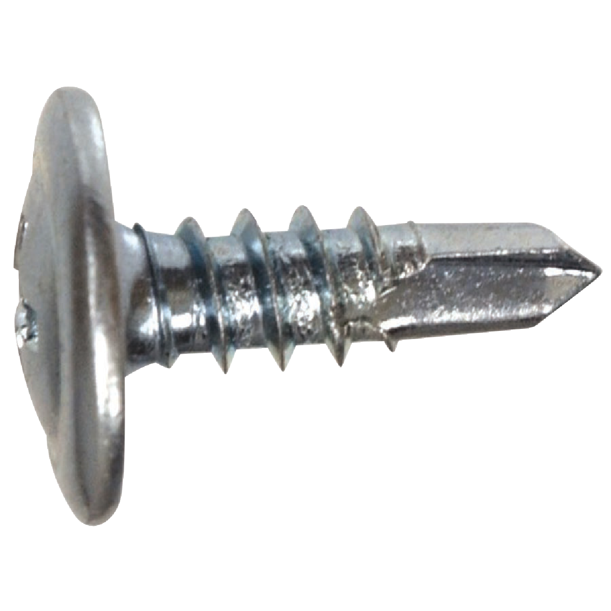 Hillman #8 x 1-1/4 In. Zinc Modified Truss Head Self Drilling Lath Screw (100 Ct.) Image 1