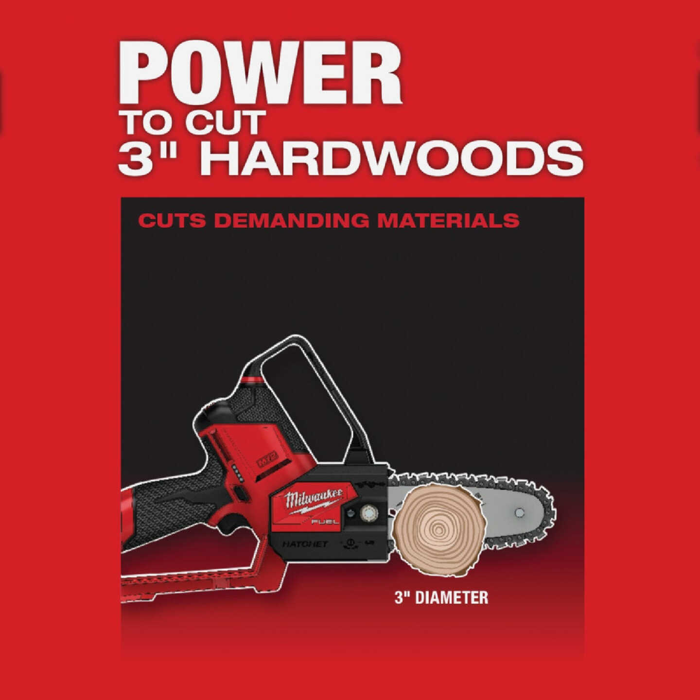 Milwaukee M12 FUEL HATCHET Brushless 6 In. Cordless Pruning Saw Kit with 4.0 Ah Battery & Charger Image 5