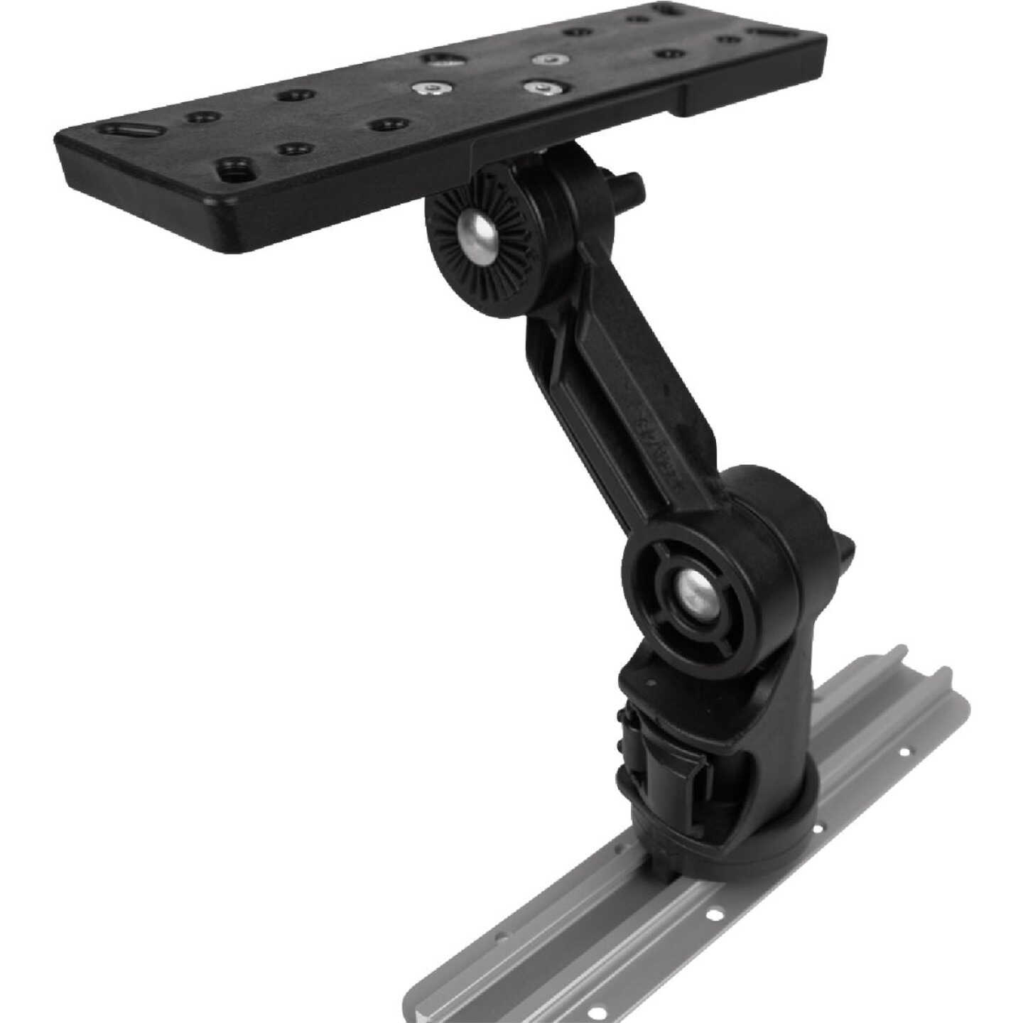 YakAttack Rectangular Fish Finder Mount with Track Mounted LockNLoad Mounting System Image 2