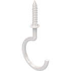 National Hardware White Vinyl-Coated Ceiling Hook (2-Pack) Image 1