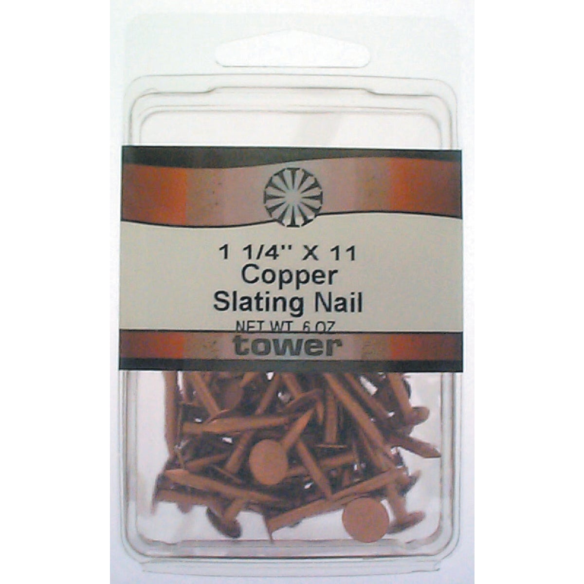 Hillman Anchor Wire 1-1/4 In. 11 ga Copper Slate Specialty Nails (5-Count, 6 Oz.) Image 2