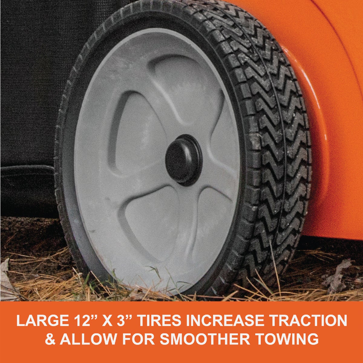 Agri-Fab 44 In. Wide Offset Steel Tow-Behind Lawn Sweeper Image 4