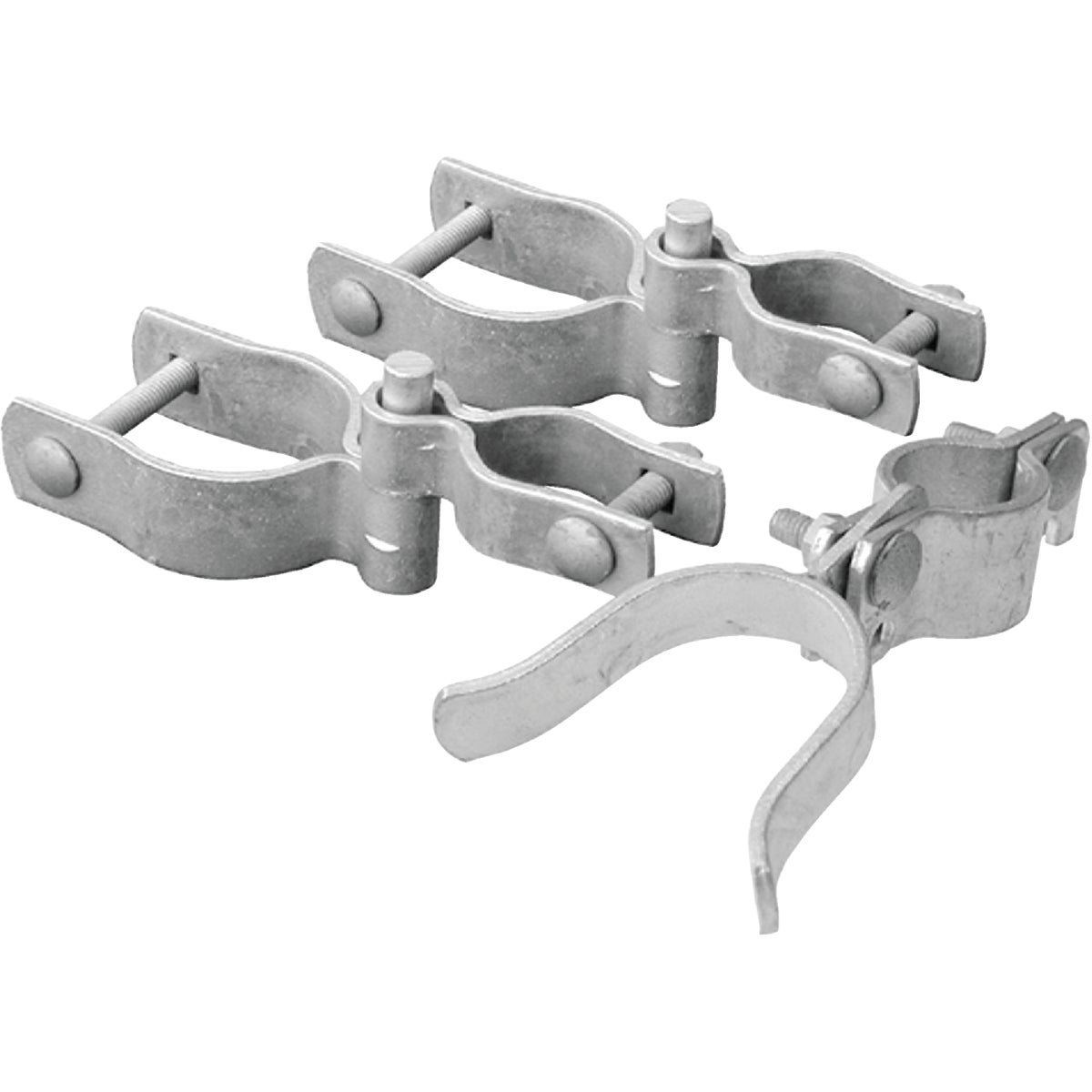 Midwest Air Tech Chain Link Fence Single Gate 2-3/8 In. x 1-3/8 In. Gate Hardware Kit Image 1