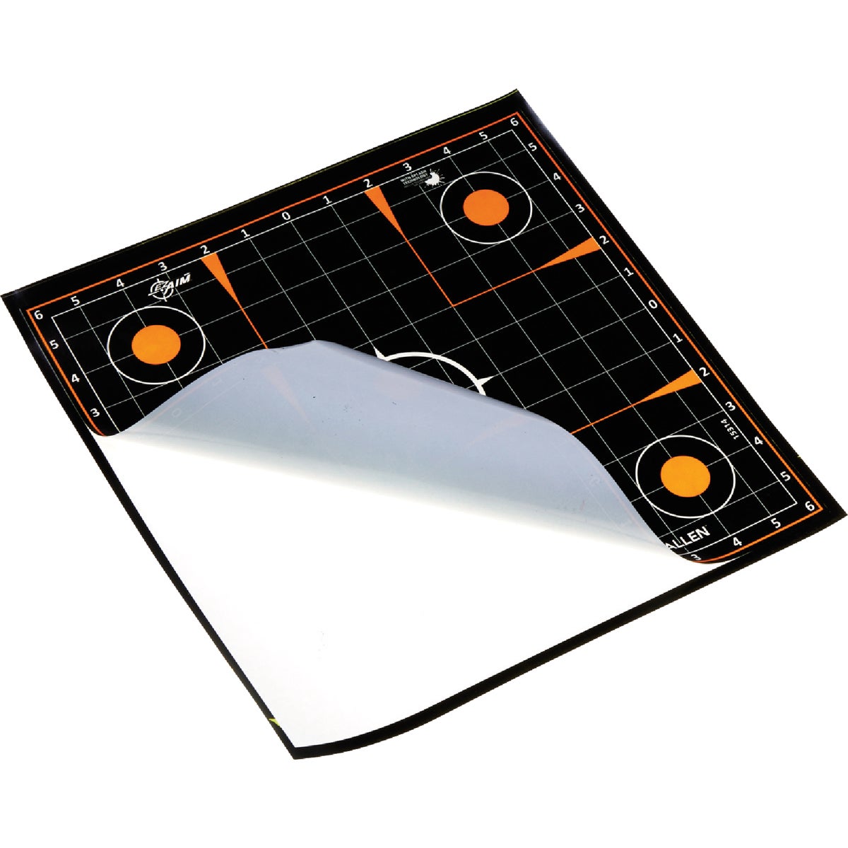 Allen EZ Aim 12 In. Square Adhesive Sight-In Splash Reactive Target (5-Pack) Image 3