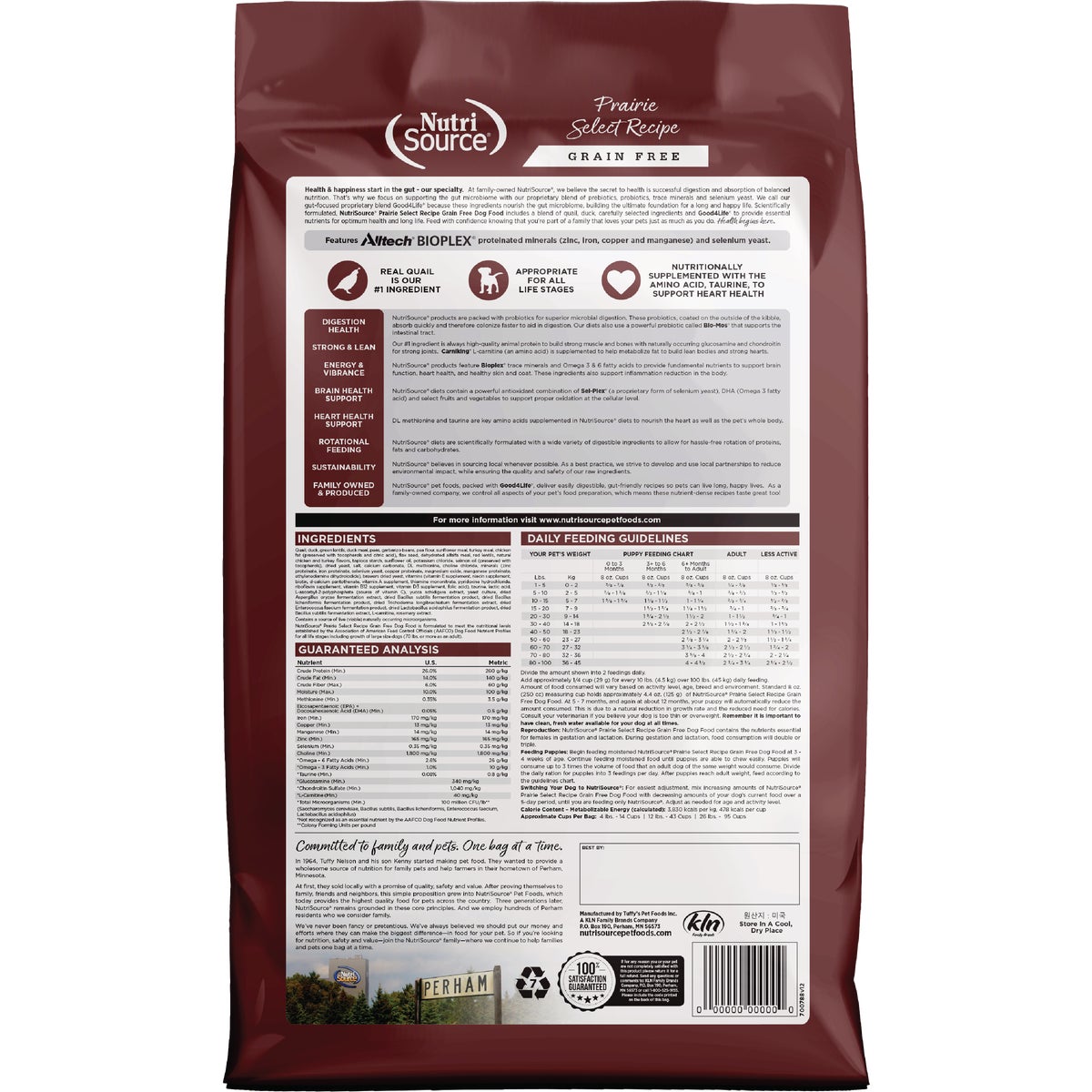 NutriSource 26 Lb. Prairie Select Recipe Grain Free Dog Food Image 7