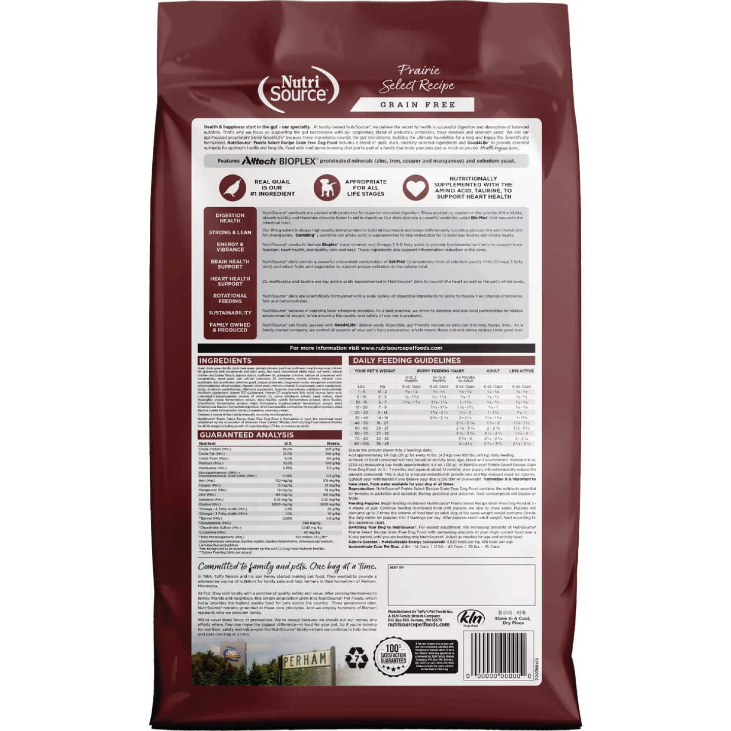 NutriSource 26 Lb. Prairie Select Recipe Grain Free Dog Food Image 7