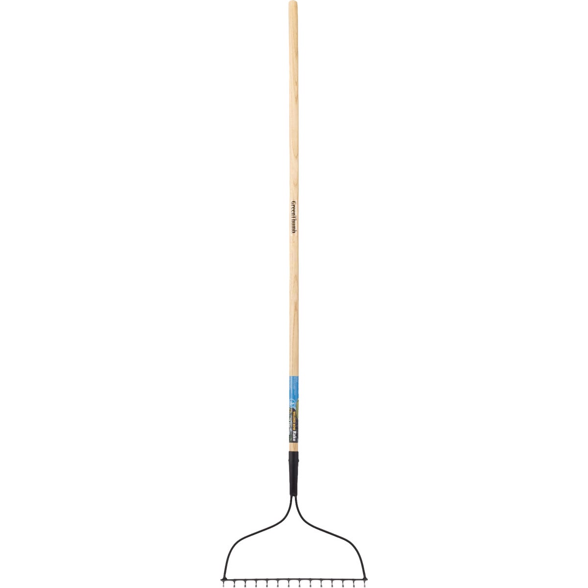 Green Thumb Bow Rake with 51 In. Wood Handle (14-Tine)