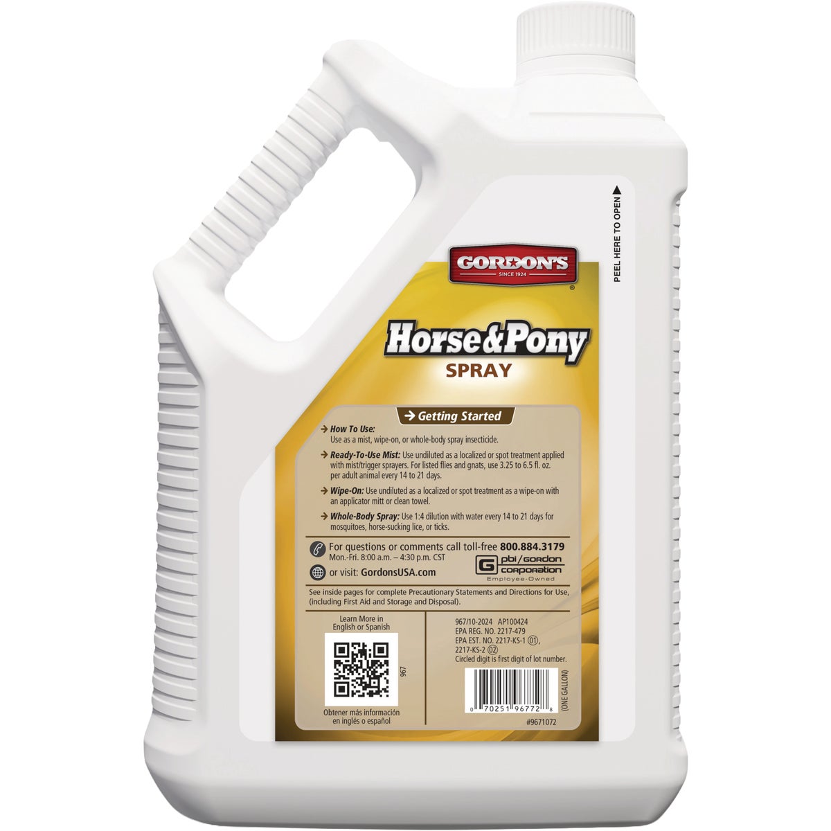 Gordon's 1 Gal. Ready To Use Horse & Pony Spray Image 3