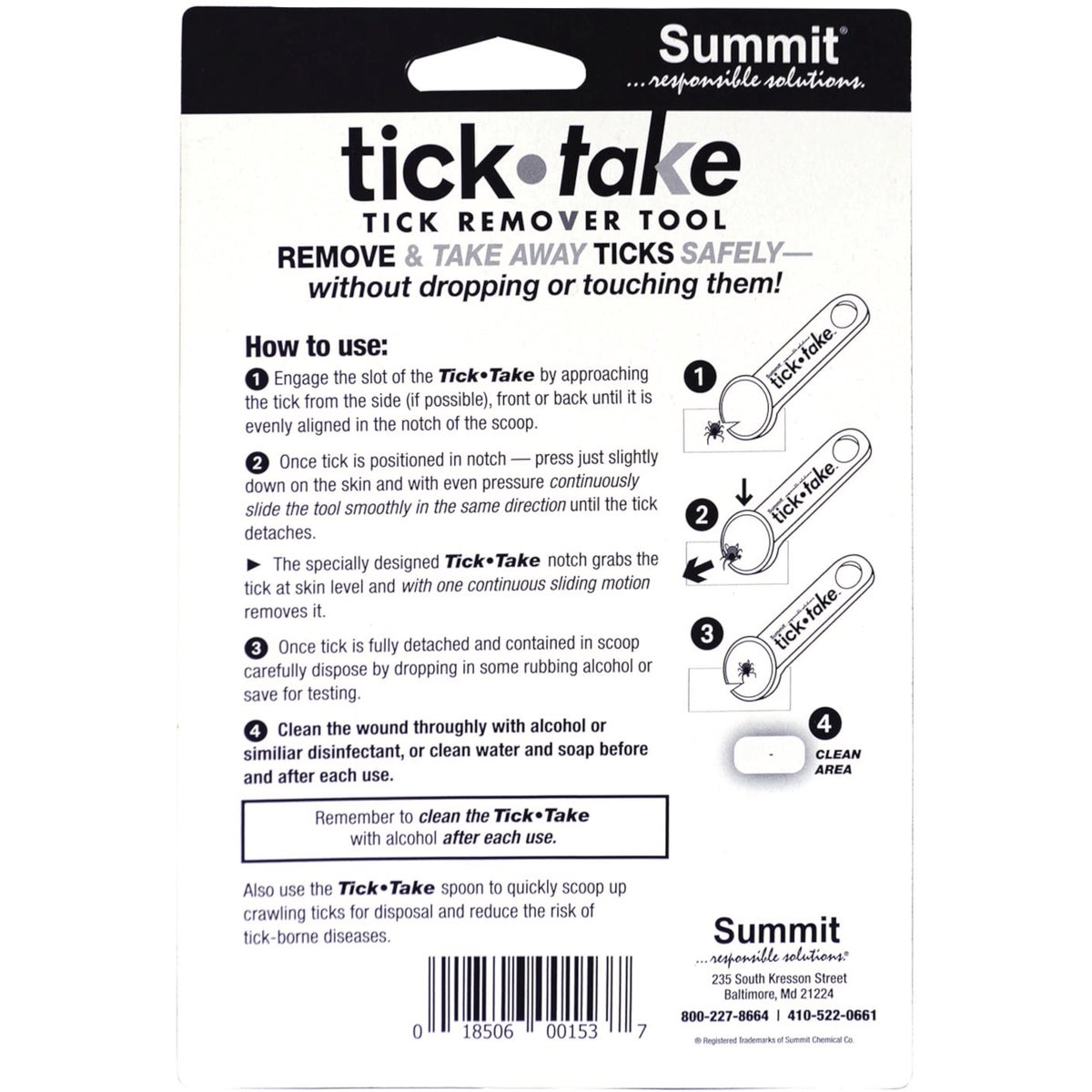 Summit Tick Take Tick Remover Tool (3-Pack) Image 3