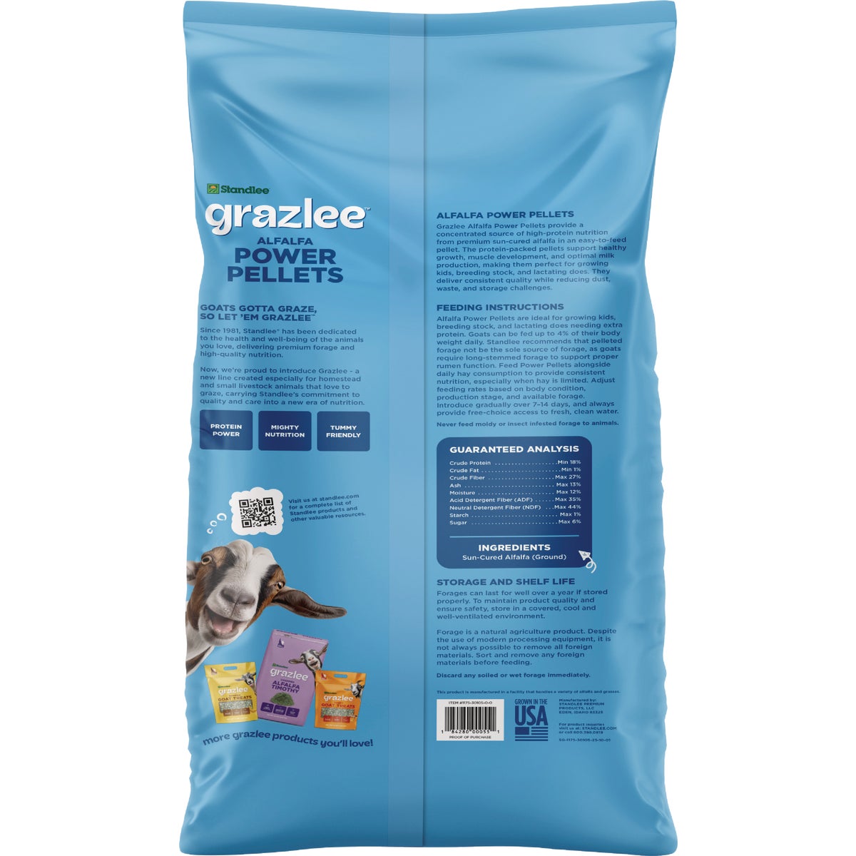 Standlee Grazlee 40 Lb. Goat Power Pellets Image 2