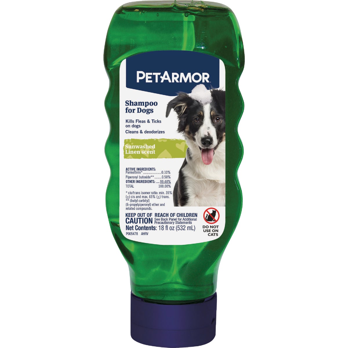 PetArmor 18 Oz. Sunwashed Linen Scent Flea & Tick Dog Shampoo