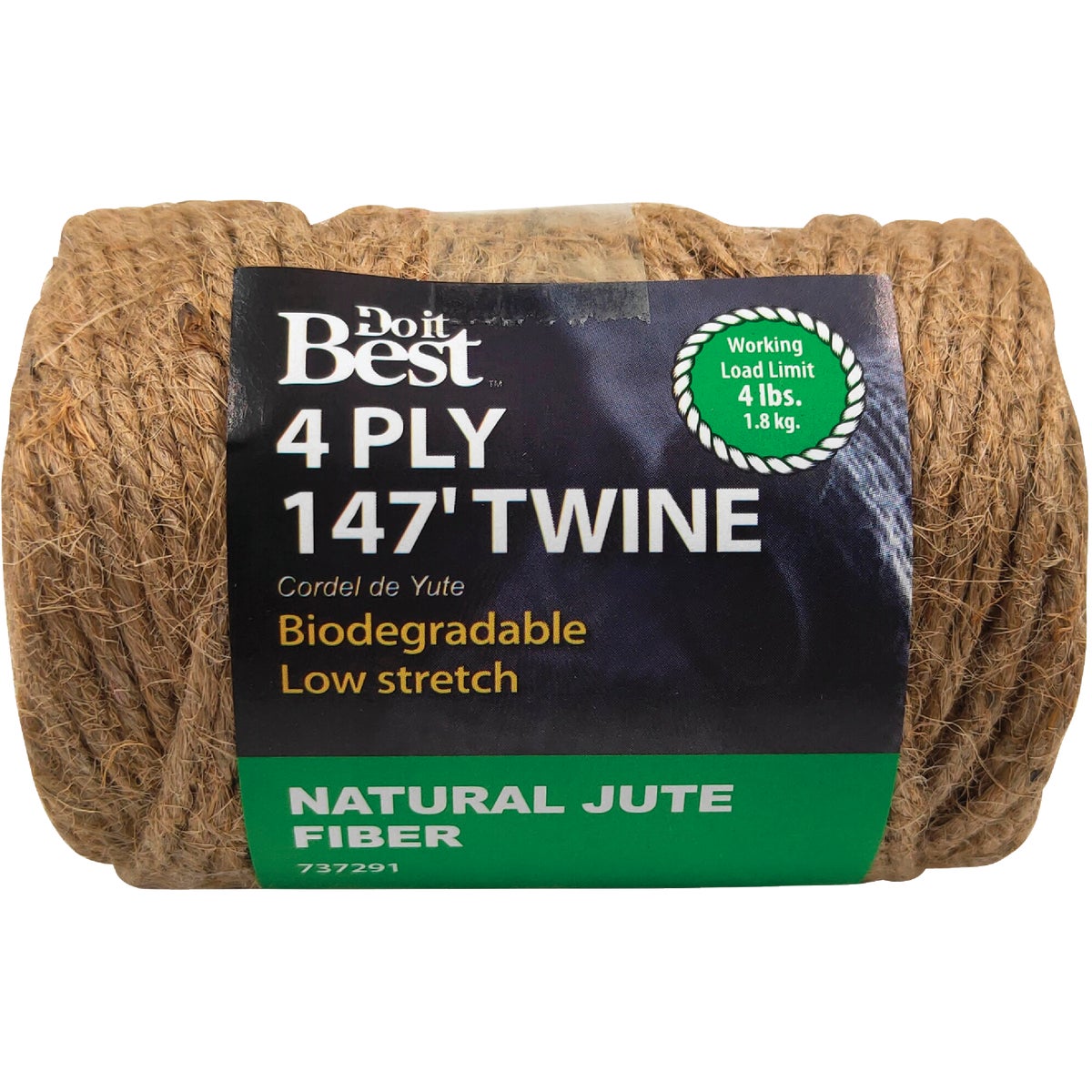 Do it Best 4-Ply x 147 Ft. Brown Jute Biodegradable Twine Image 1