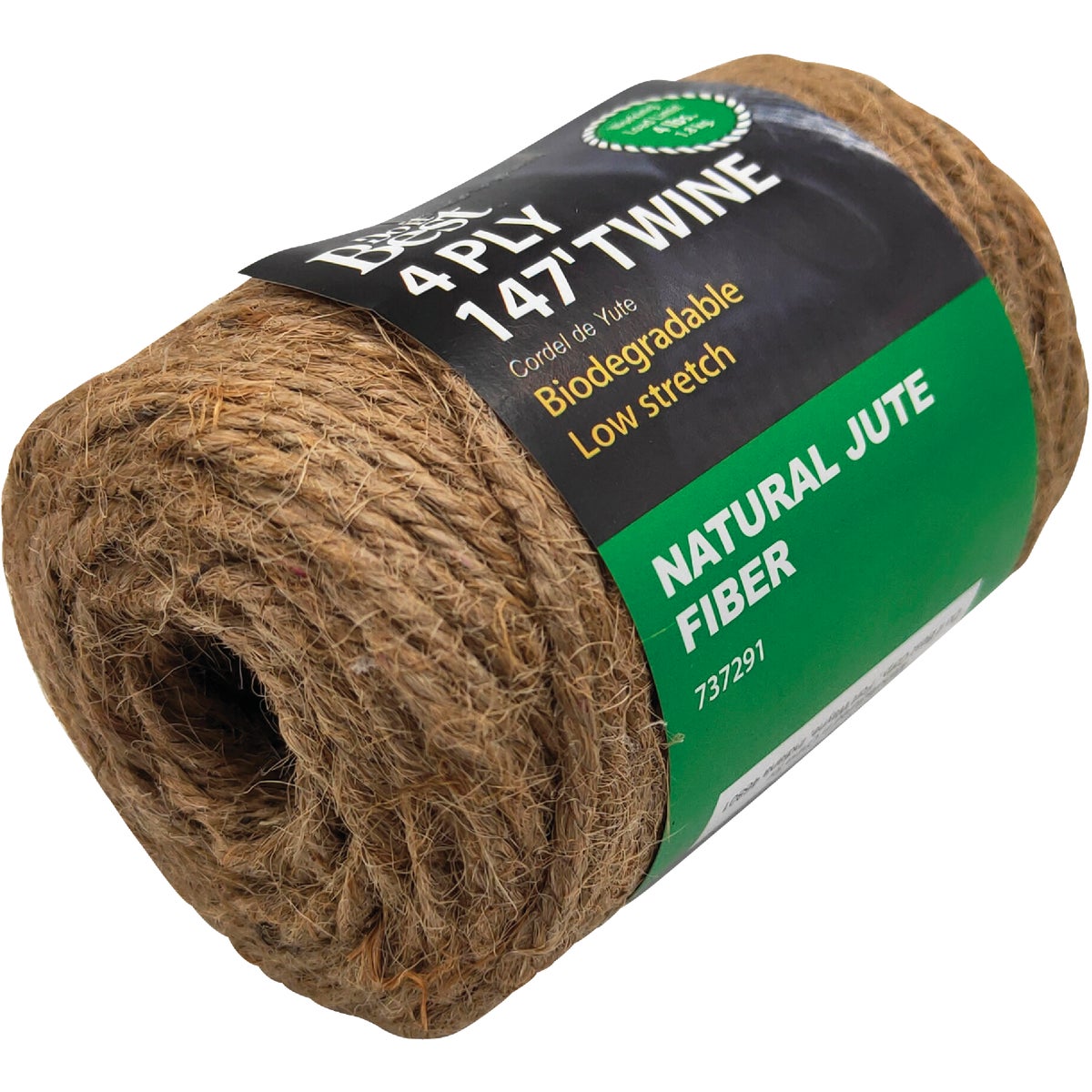 Do it Best 4-Ply x 147 Ft. Brown Jute Biodegradable Twine Image 2