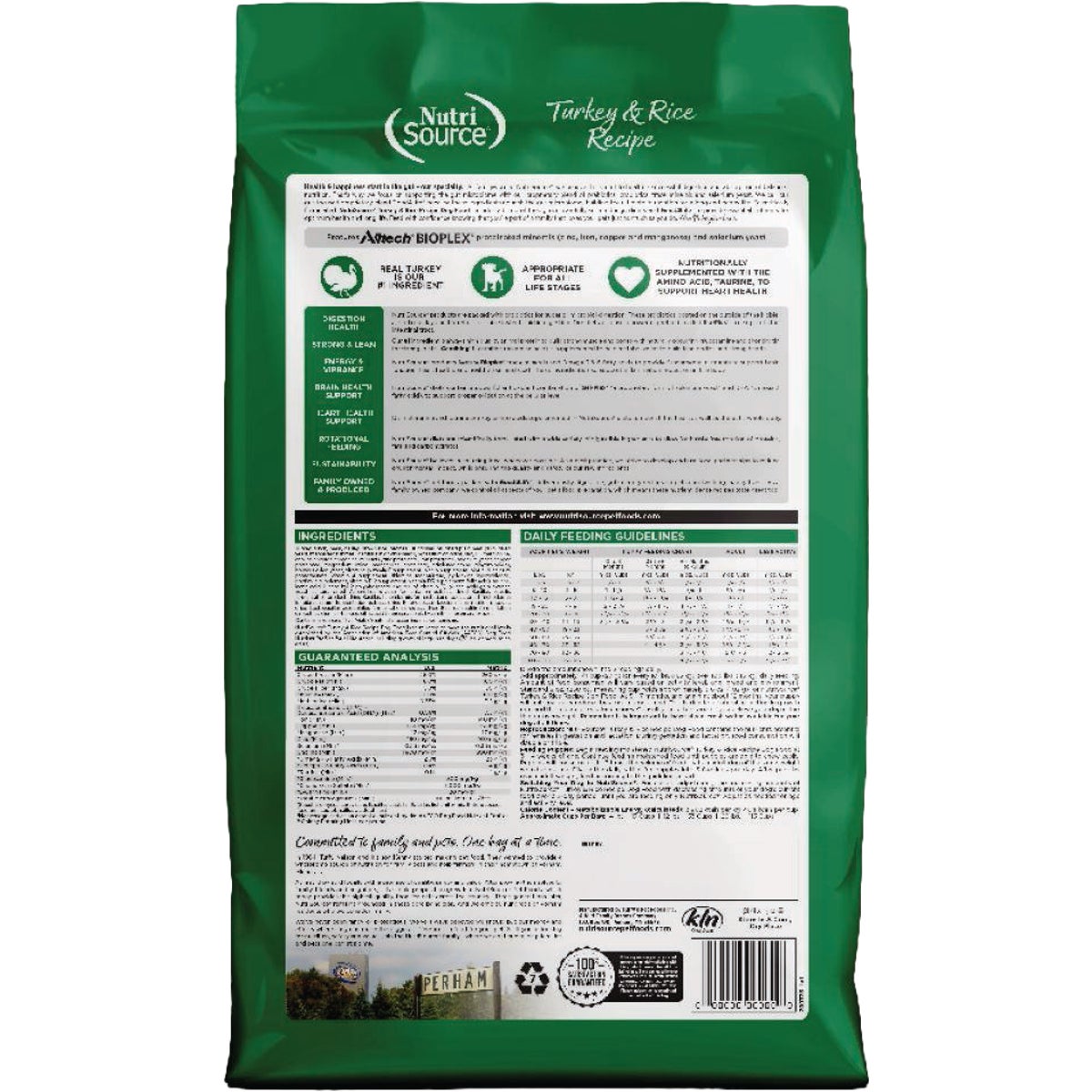 NutriSource 12 Lb. Turkey & Rice Recipe Dog Food Image 7