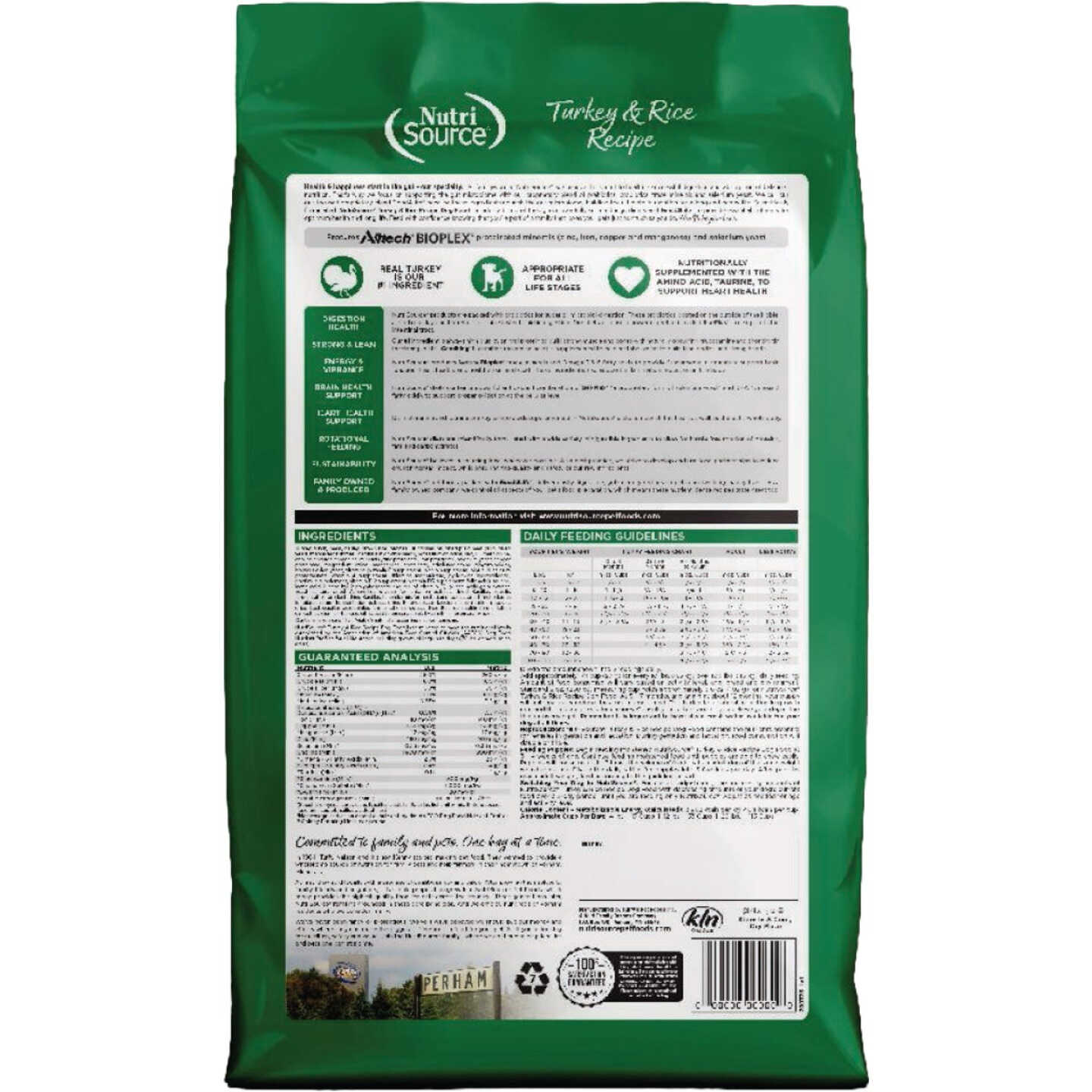 NutriSource 12 Lb. Turkey & Rice Recipe Dog Food Image 7