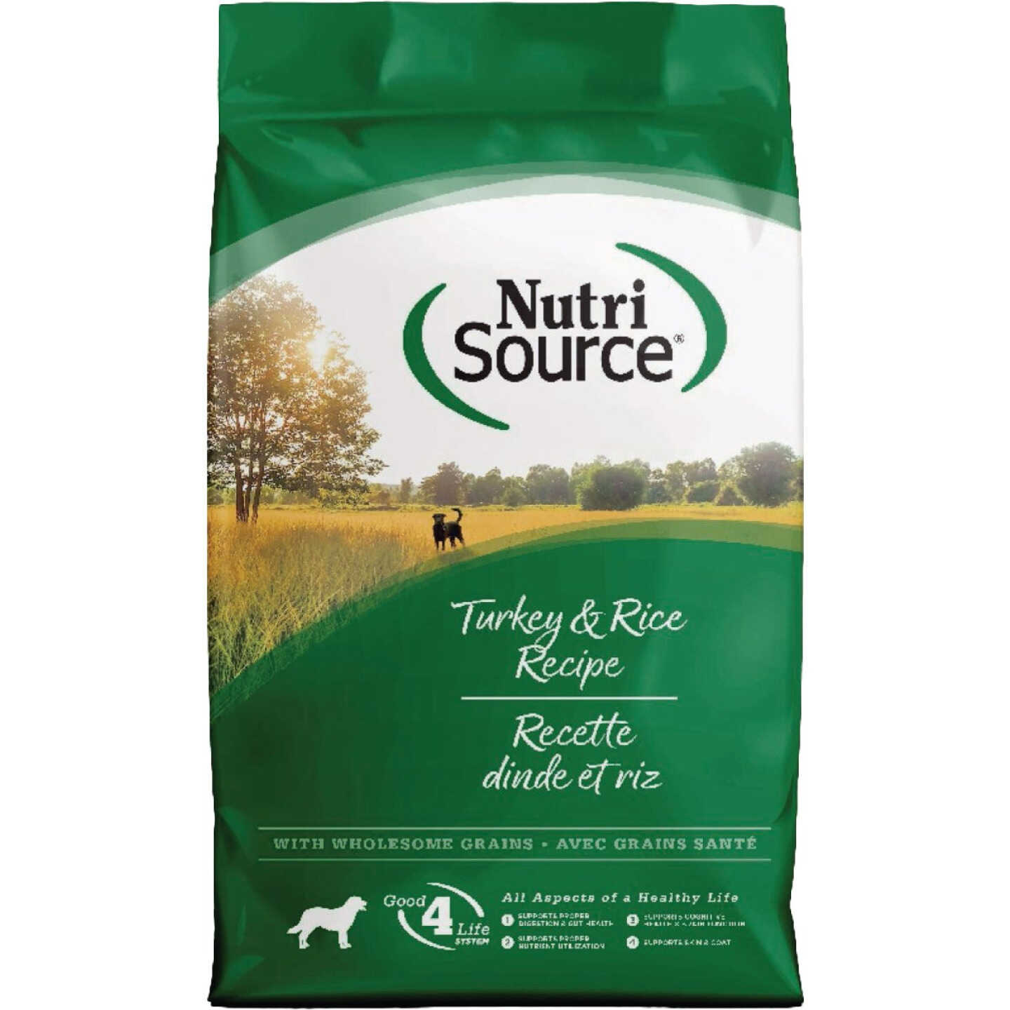 NutriSource 12 Lb. Turkey & Rice Recipe Dog Food Image 1