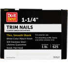 Do it 1-1/4 In. 15 ga White Stainless Steel Trim Nails (649-Count, 1 Lb.) Image 1