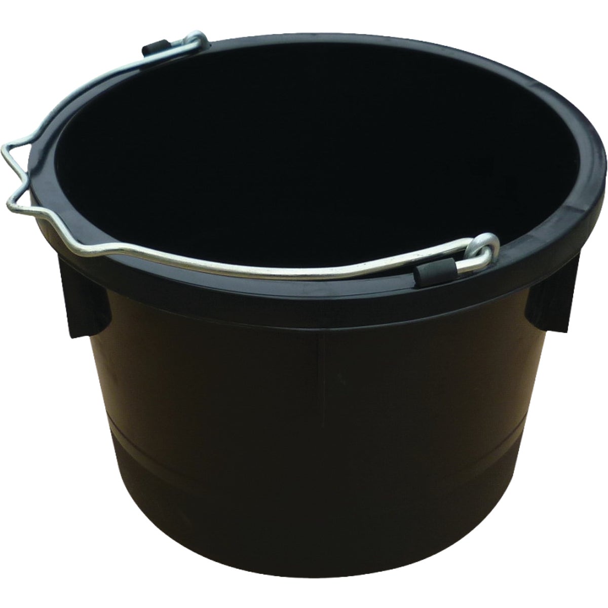 Master Rancher 8 Qt. Black Resin Utility Bucket Image 1