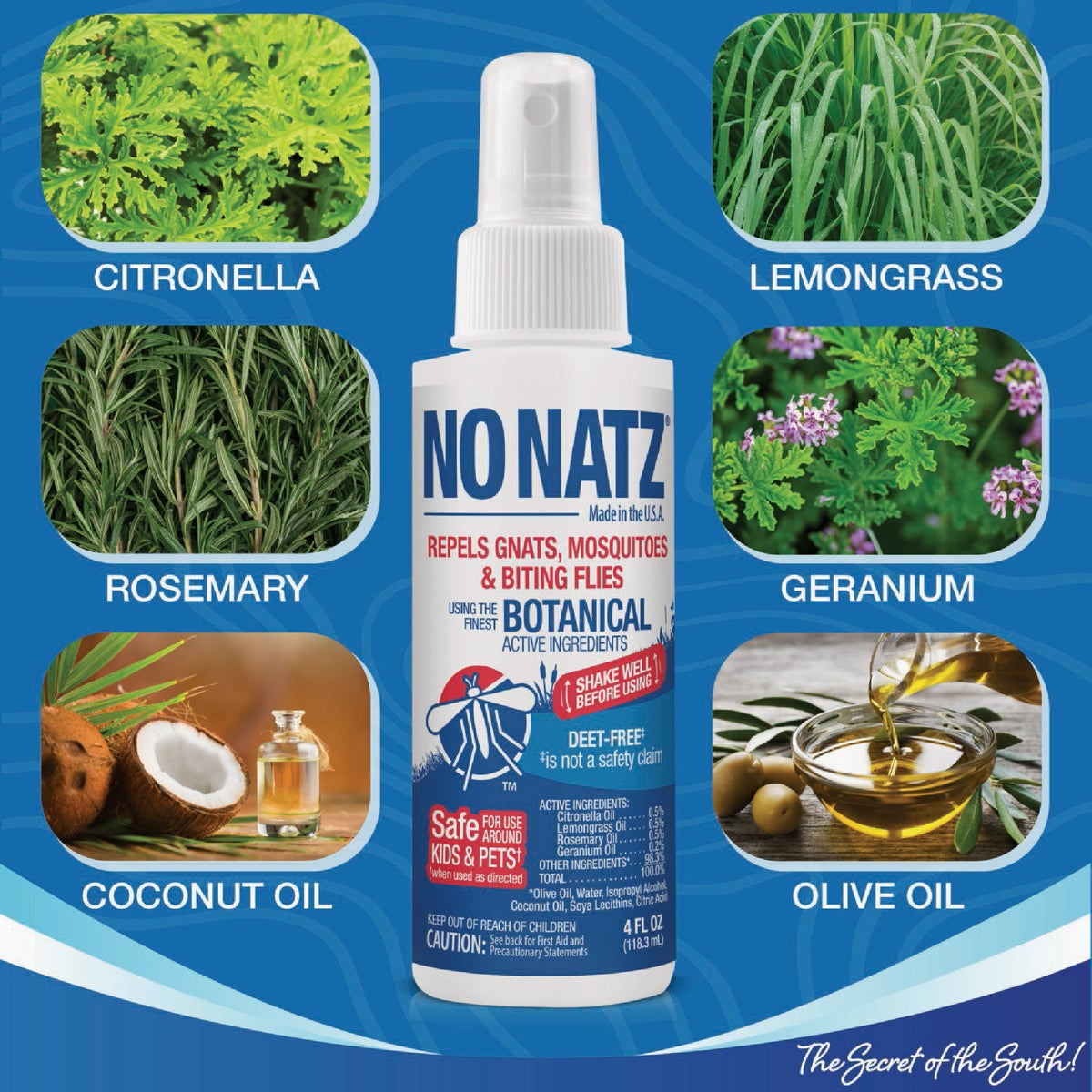 No Natz 4 Oz. Pump Spray Insect Repellent Image 3