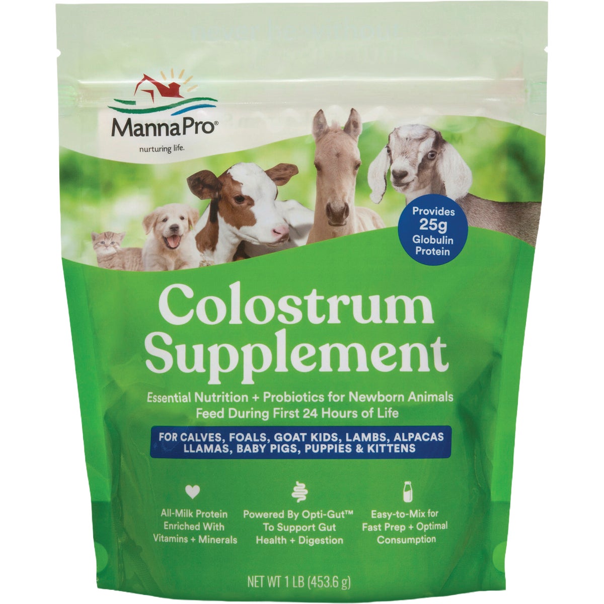 Manna Pro 1 Lb. Colostrum Supplement  Multi-Species Image 1