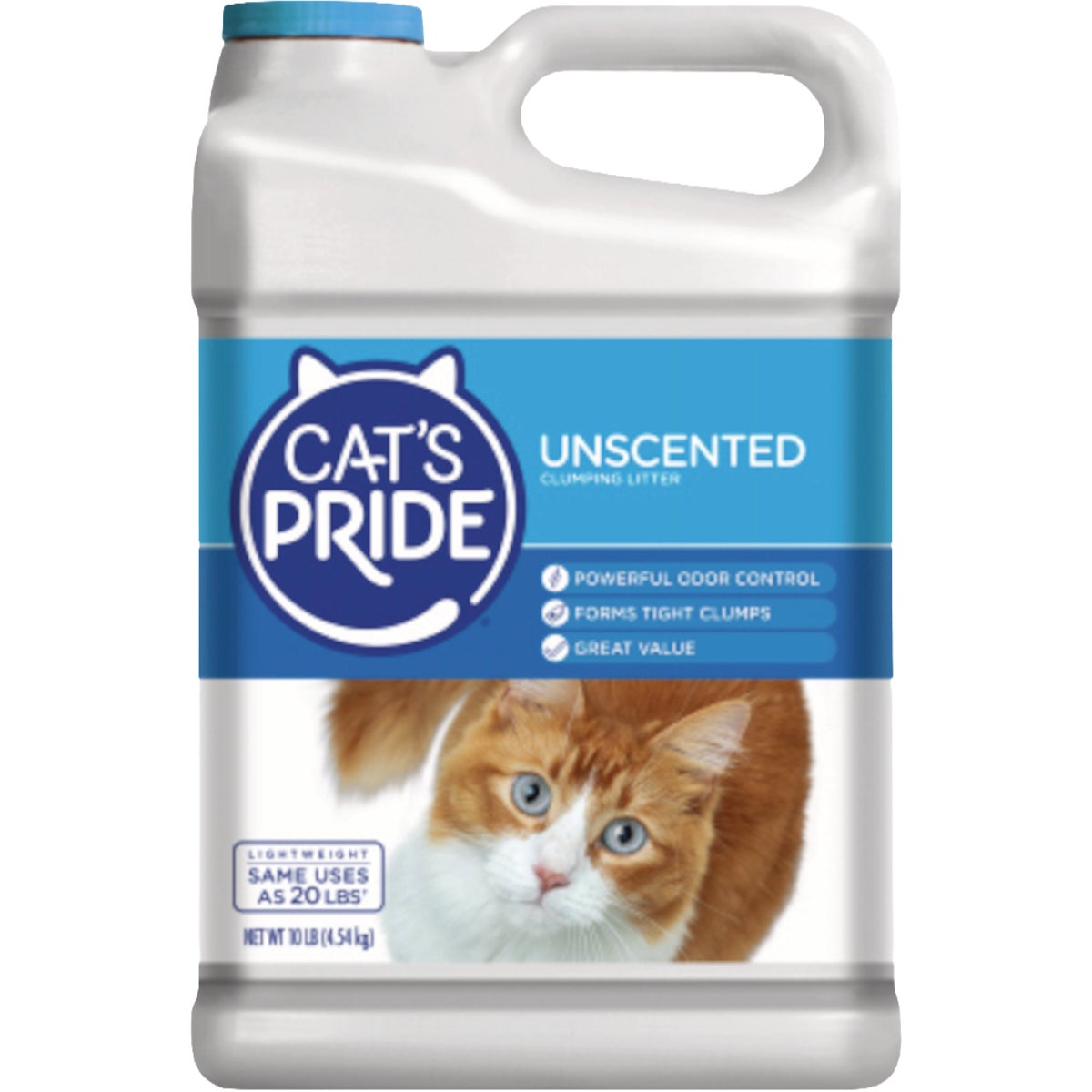 Cat's Pride 10 Lb. Lightweight Unscented Cat Litter with Baking Soda Image 1